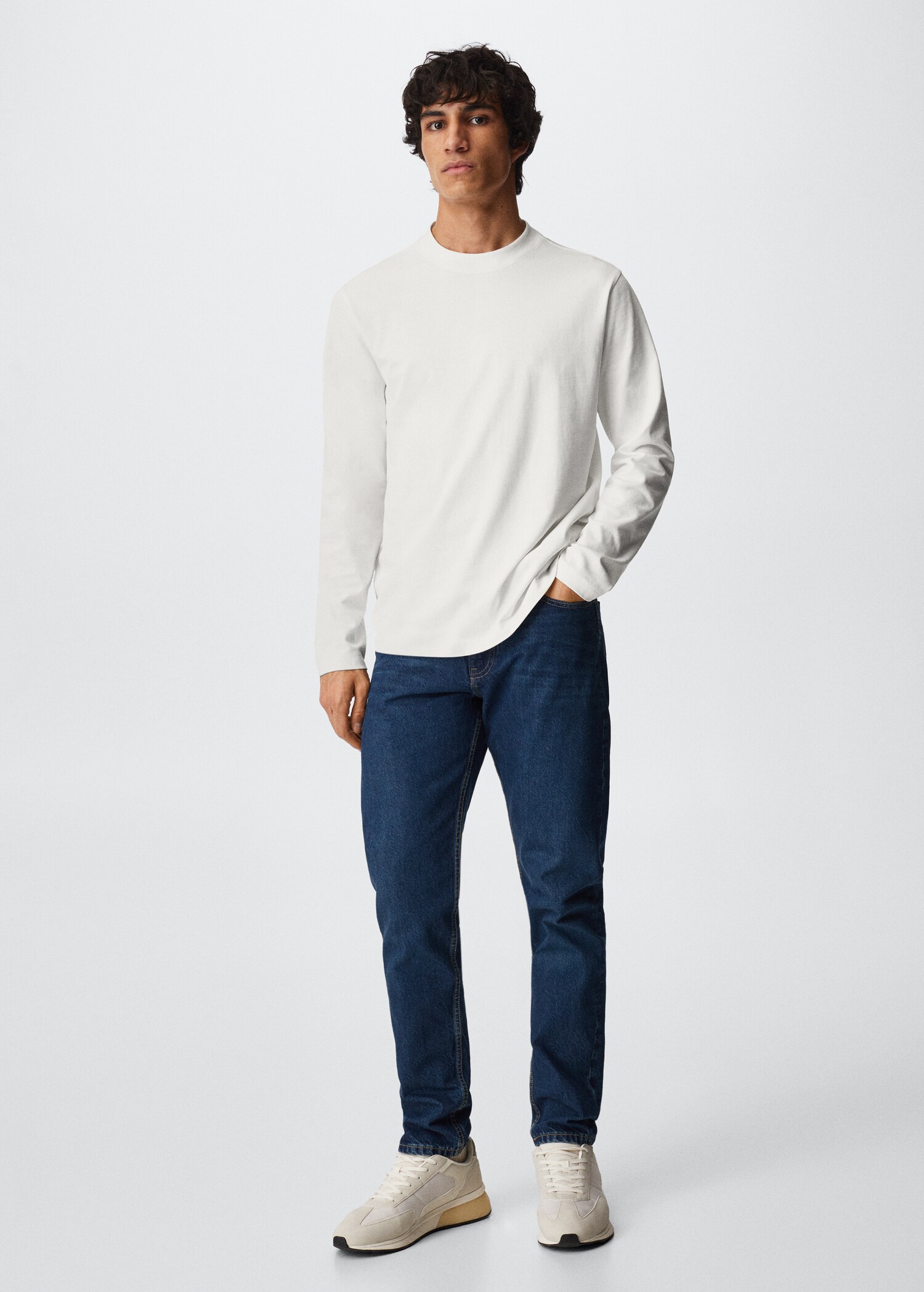 Long sleeve cotton t-shirt - General plane