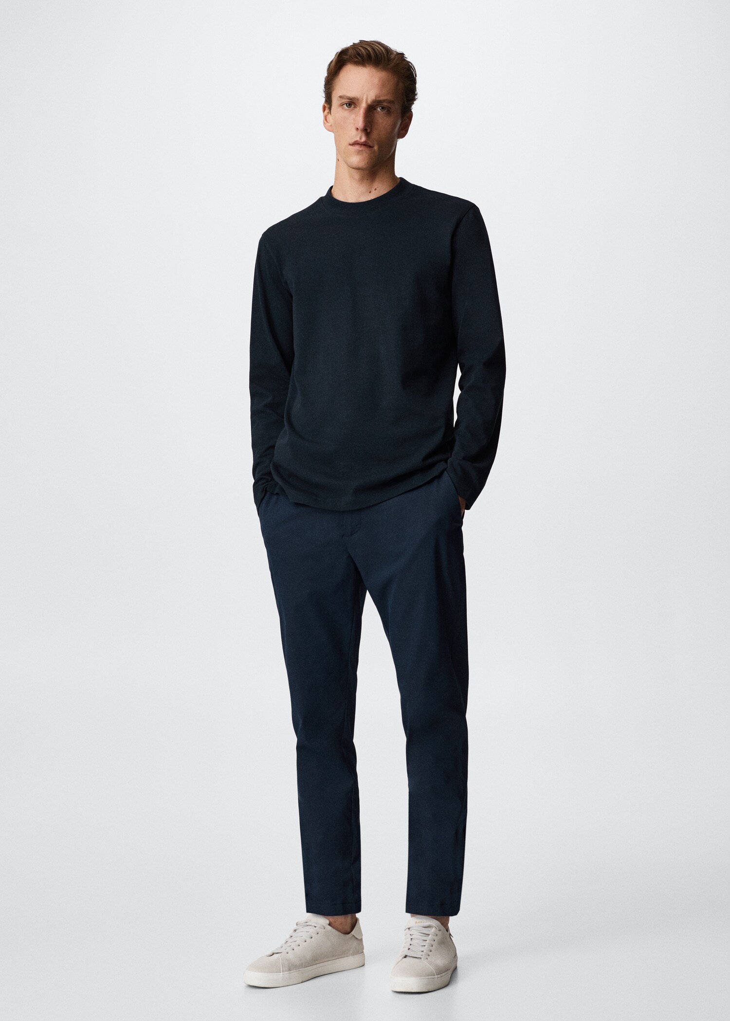Long sleeve cotton t-shirt - General plane