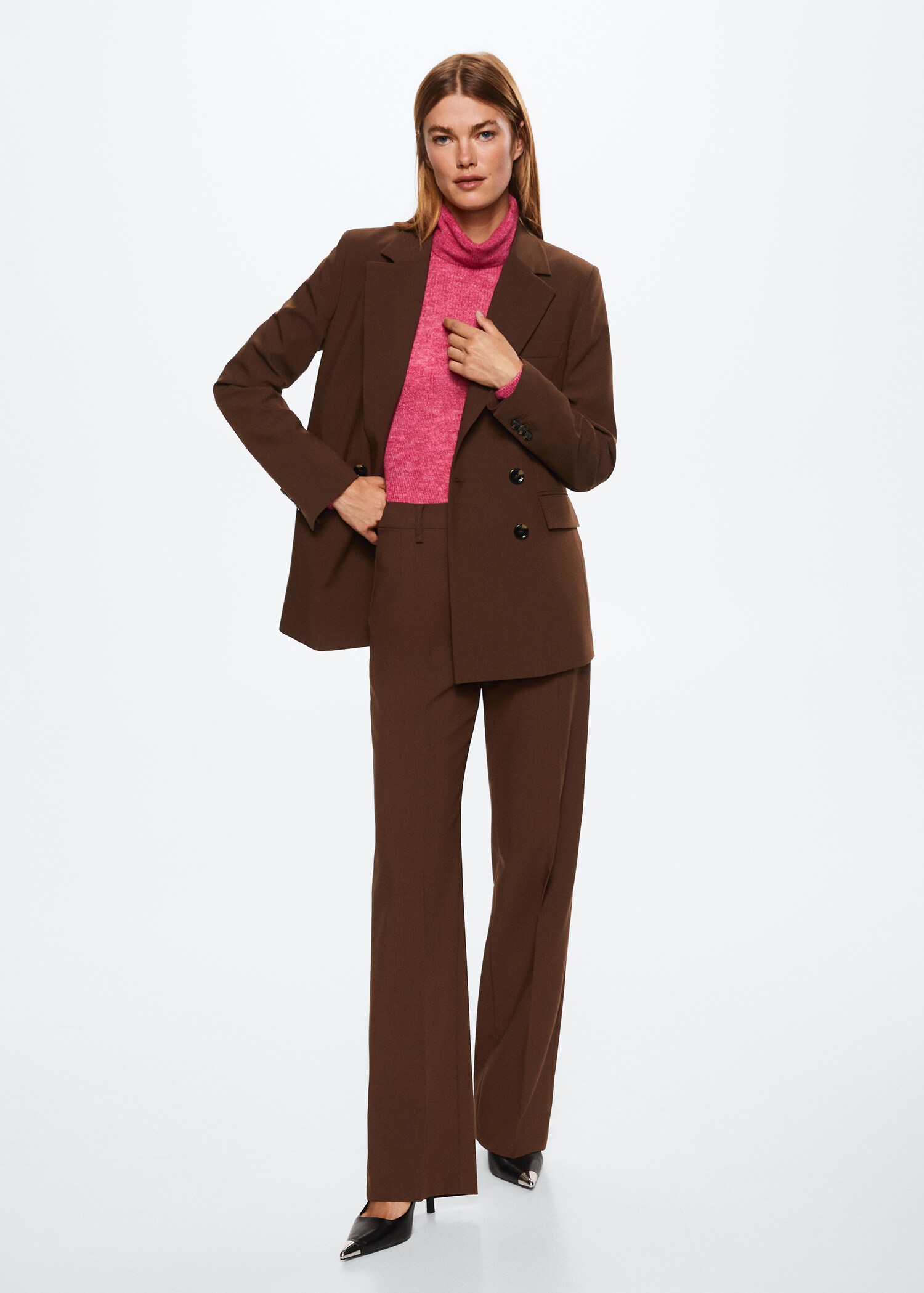 Straight suit trousers - General plane