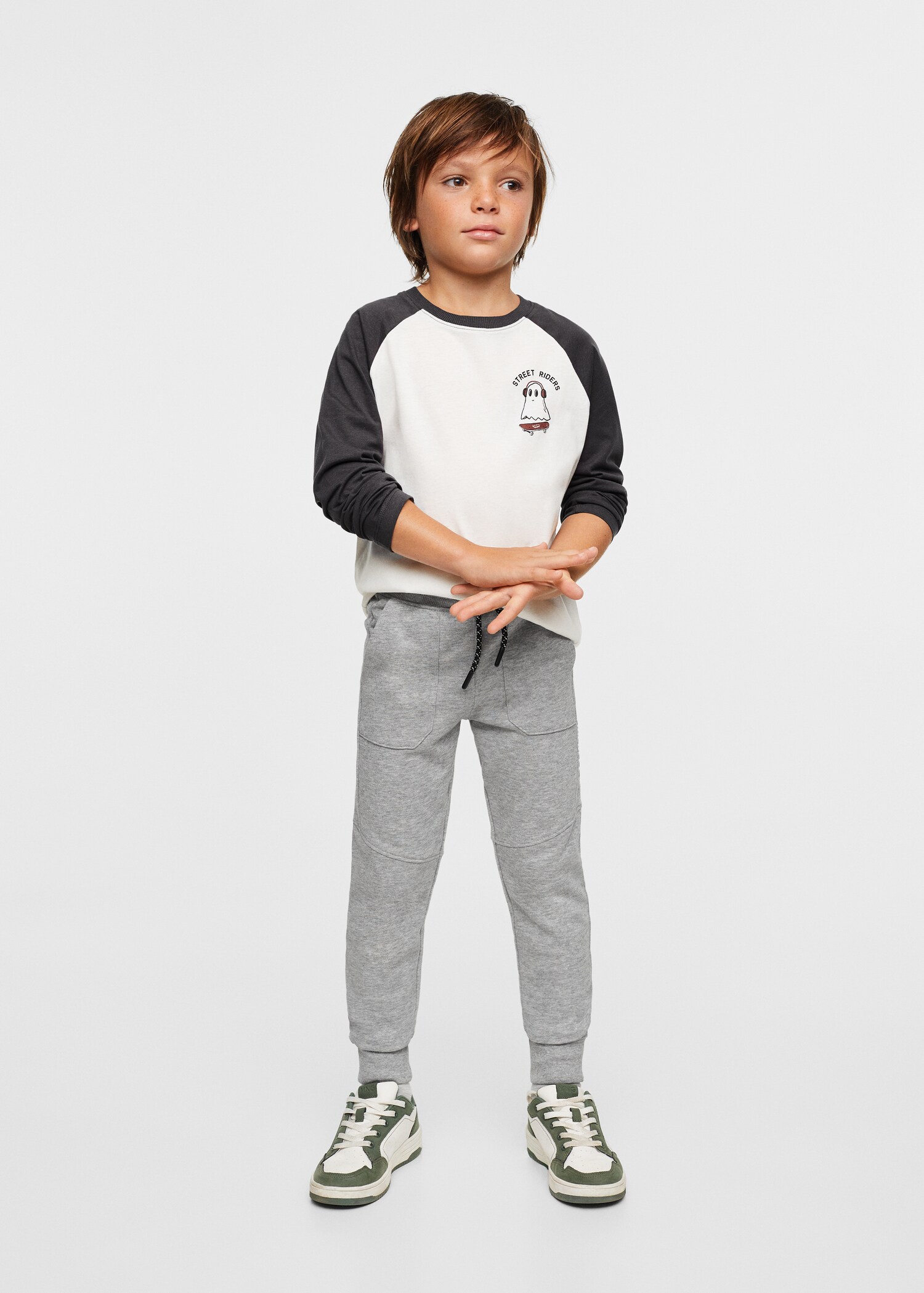 Printed long sleeve t-shirt - General plane