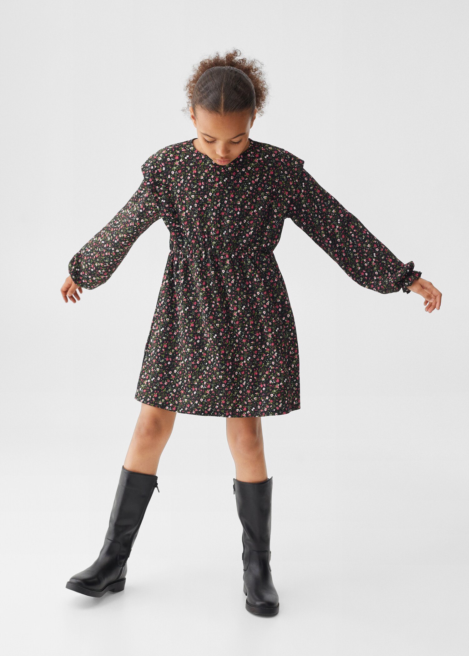 Kleid mit Blumenmuster - Allgemeine Ansicht
