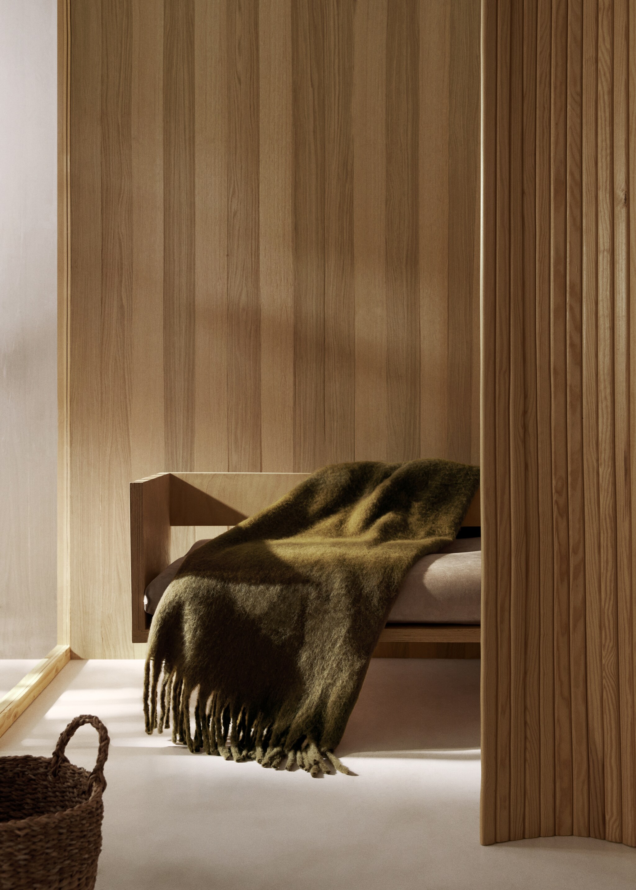 Fringed blanket 55.12x74.8 in - General plane