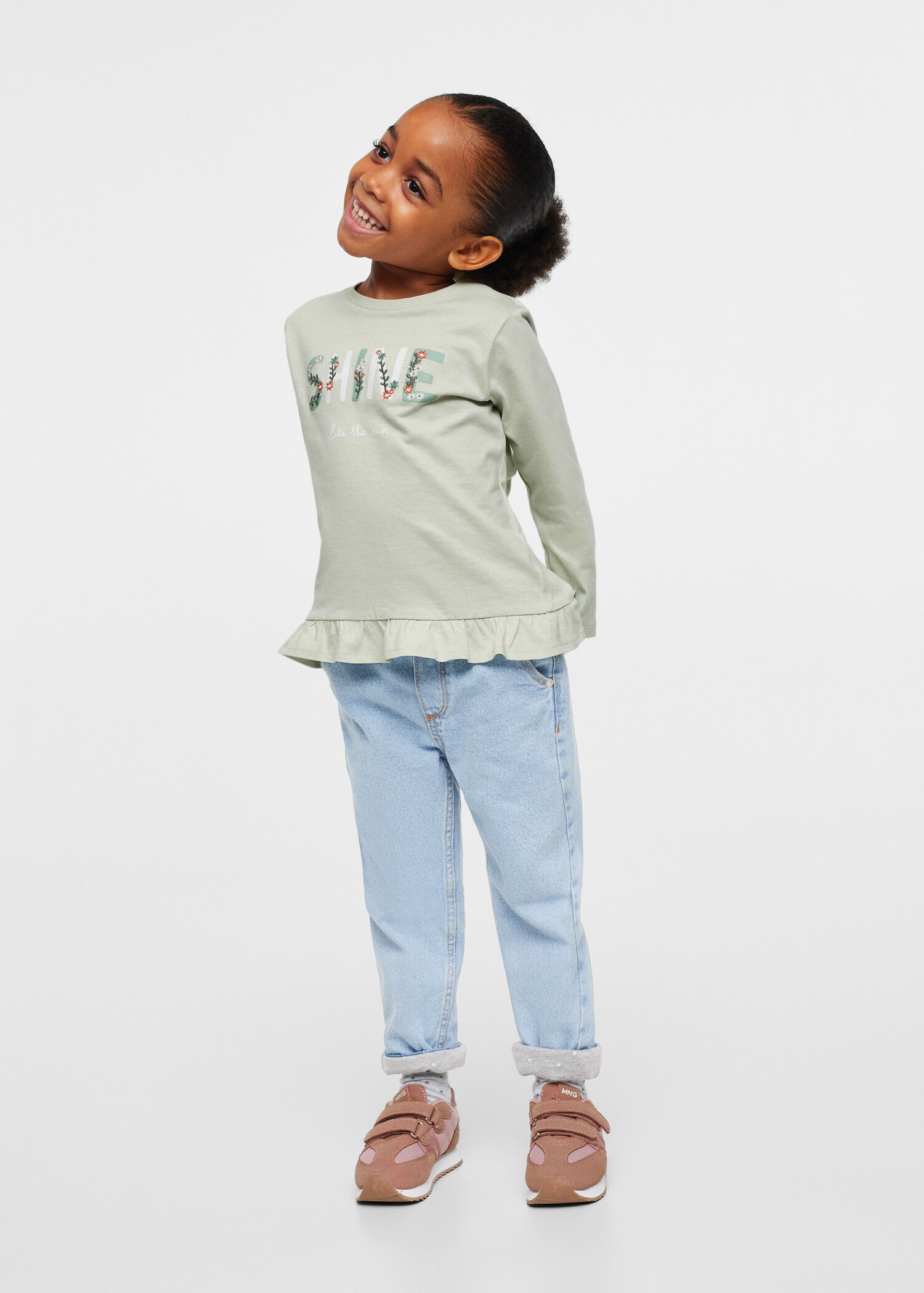 Drawstring waist jeans - General plane