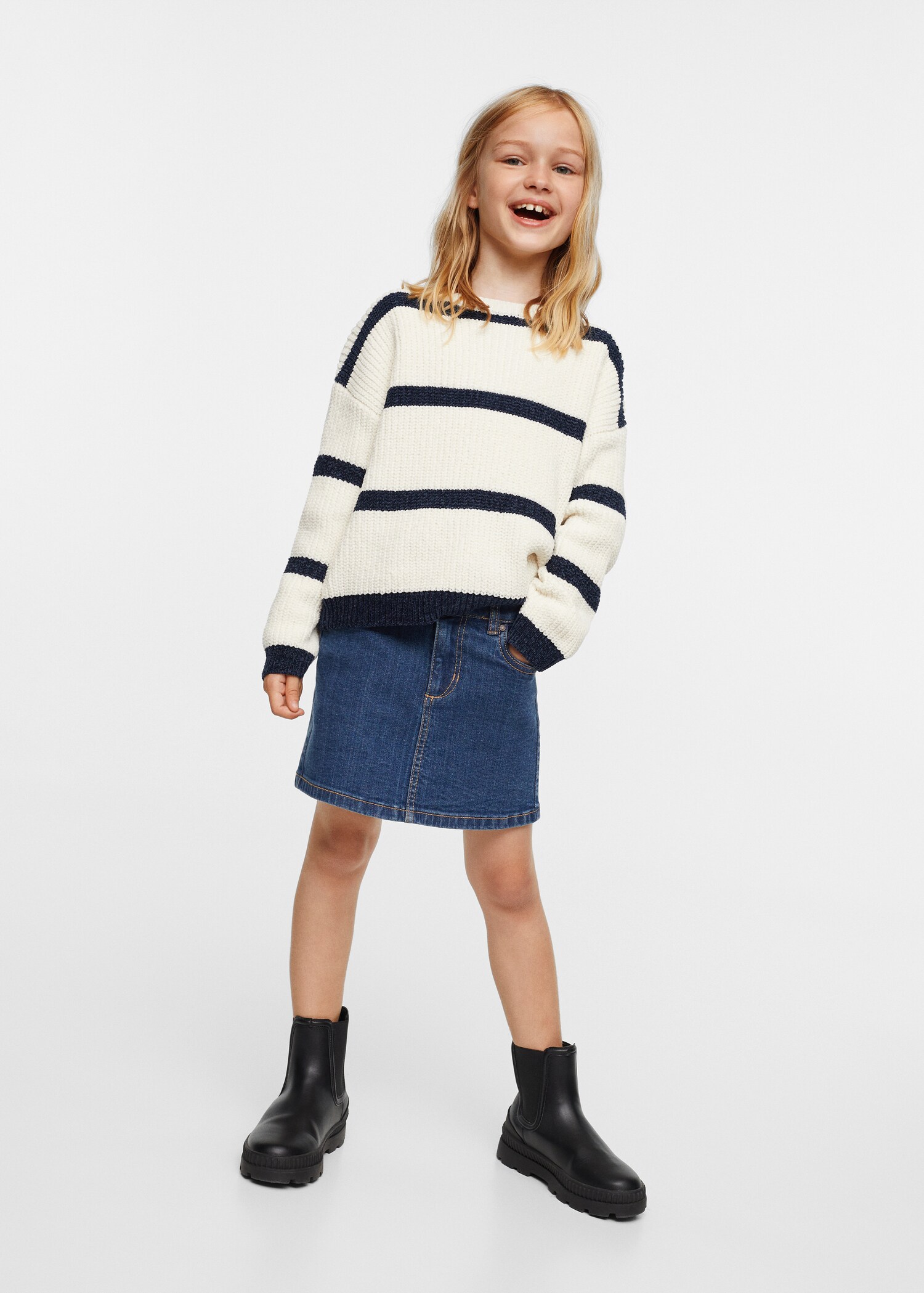 Denim skirt - General plane