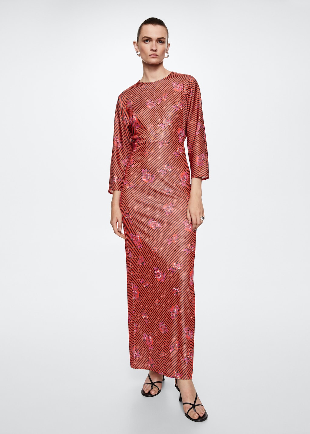 Mango bloemen jurk new arrivals