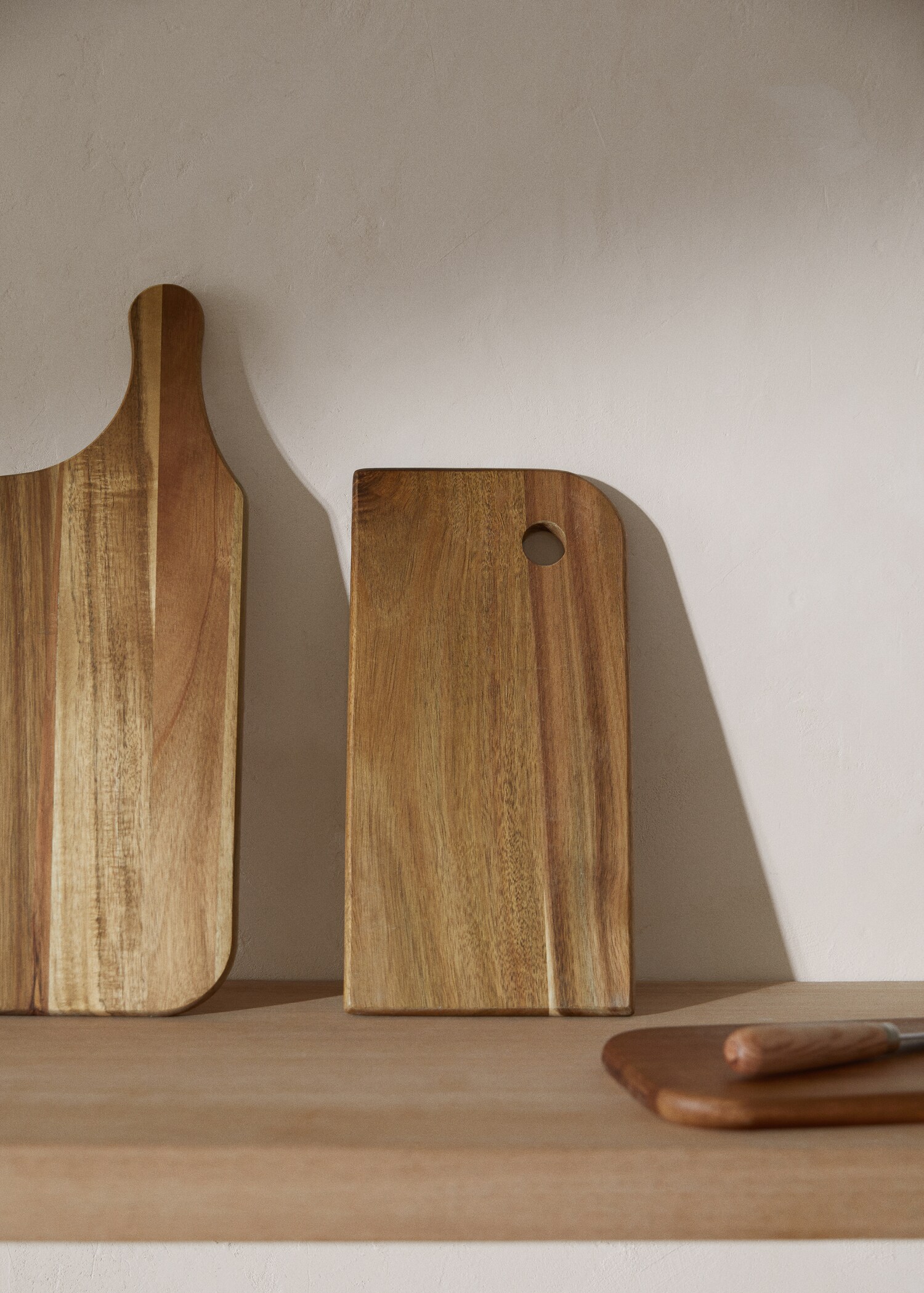 Planche 100 % bois d’acacia 30x15 cm - Plan général