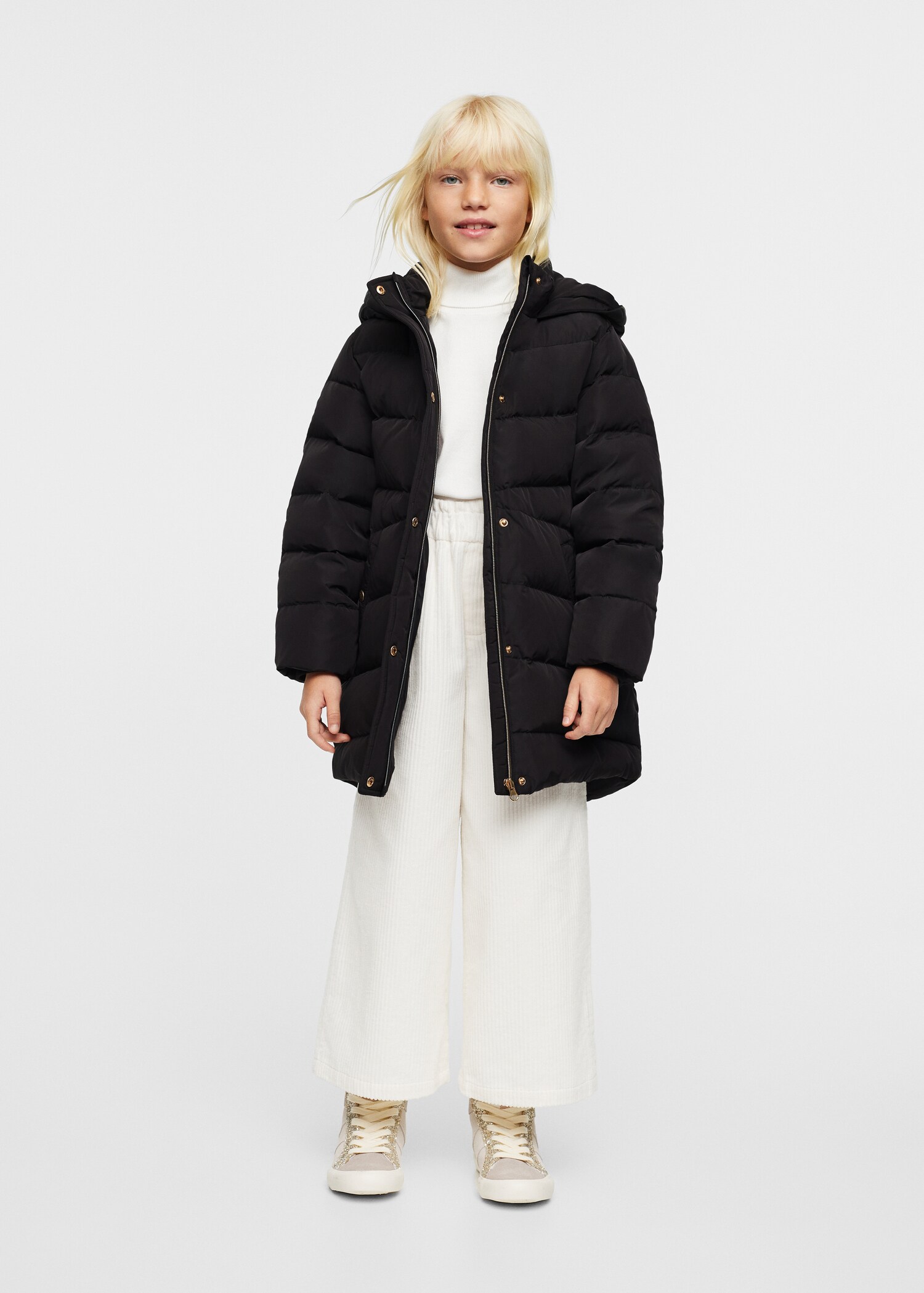 Quilted down anorak - General plane