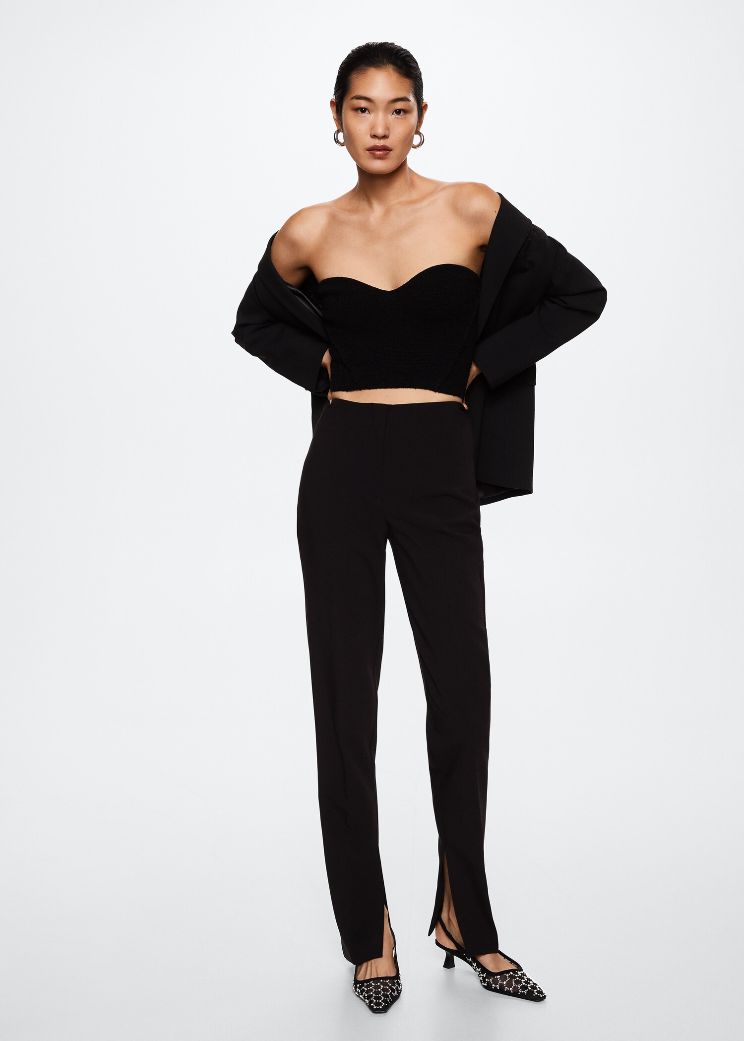 Slit hem trousers - General plane