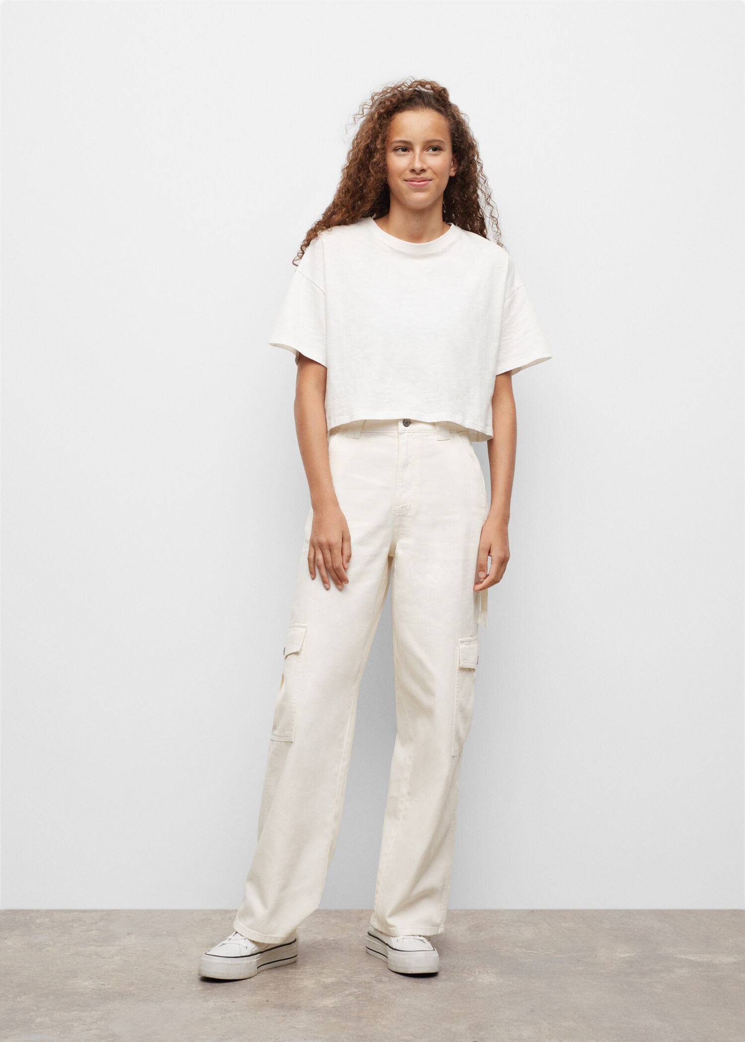 Pantalon cargo coton - Plan général