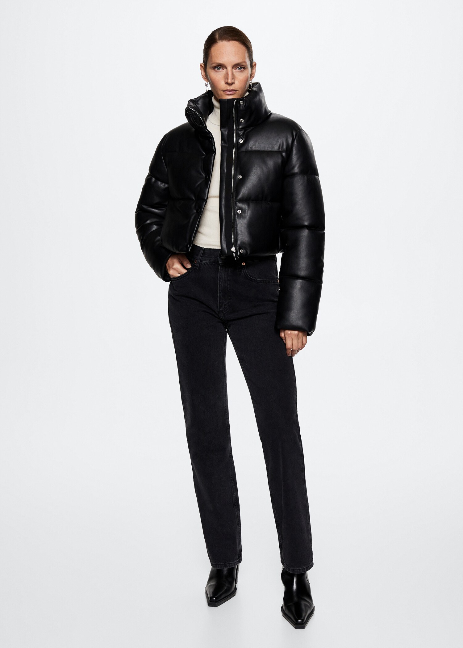 Quilted skin style jacket - General plane
