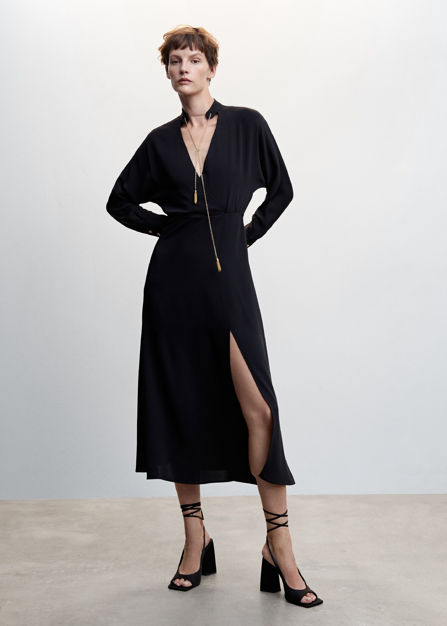 Chain detail dress - General plane