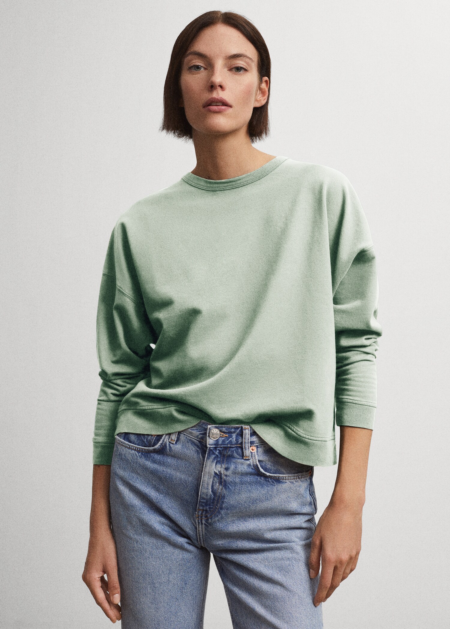 Sweat-shirt coton bio - Plan général