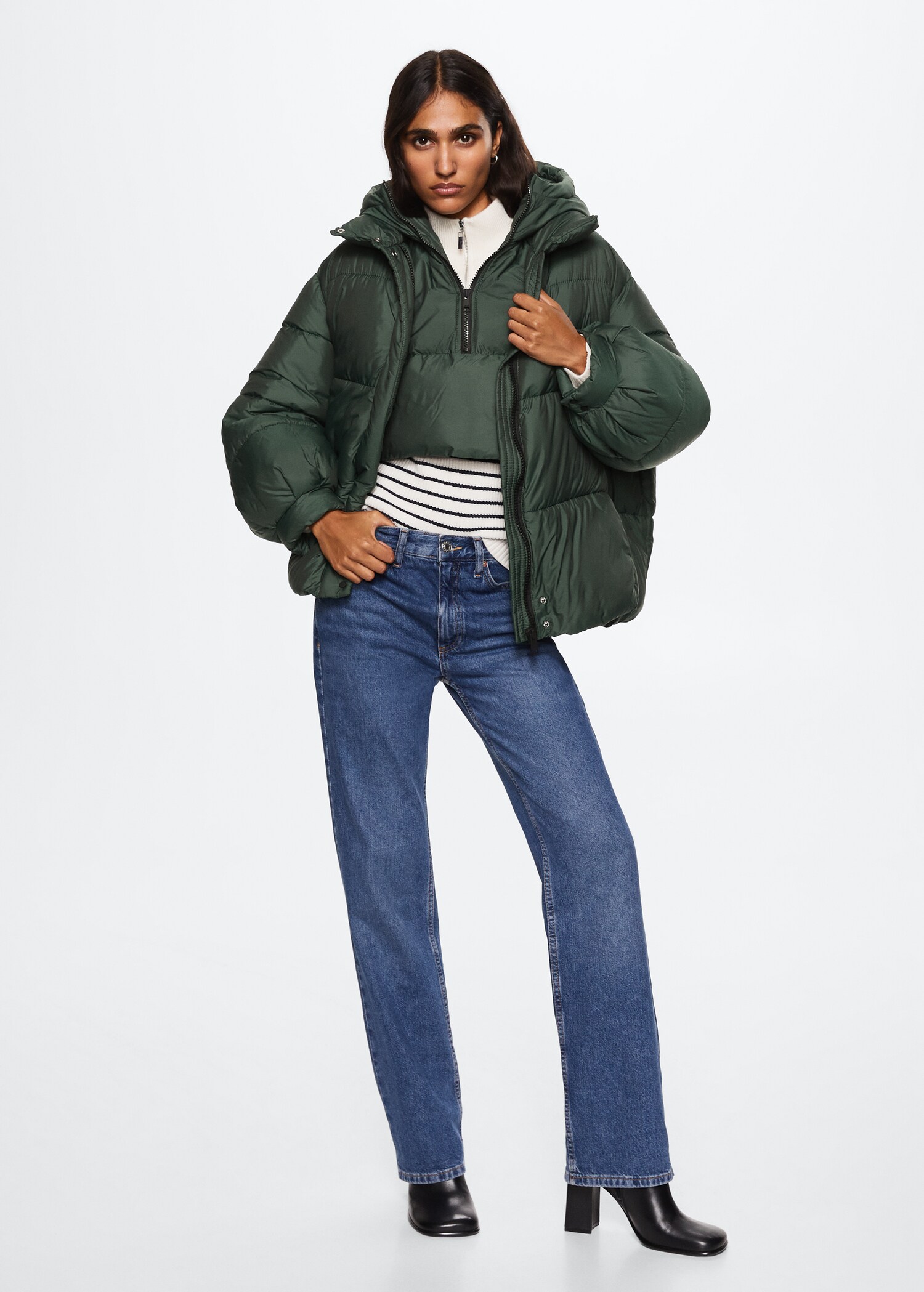 Oversized Steppanorak - Allgemeine Ansicht