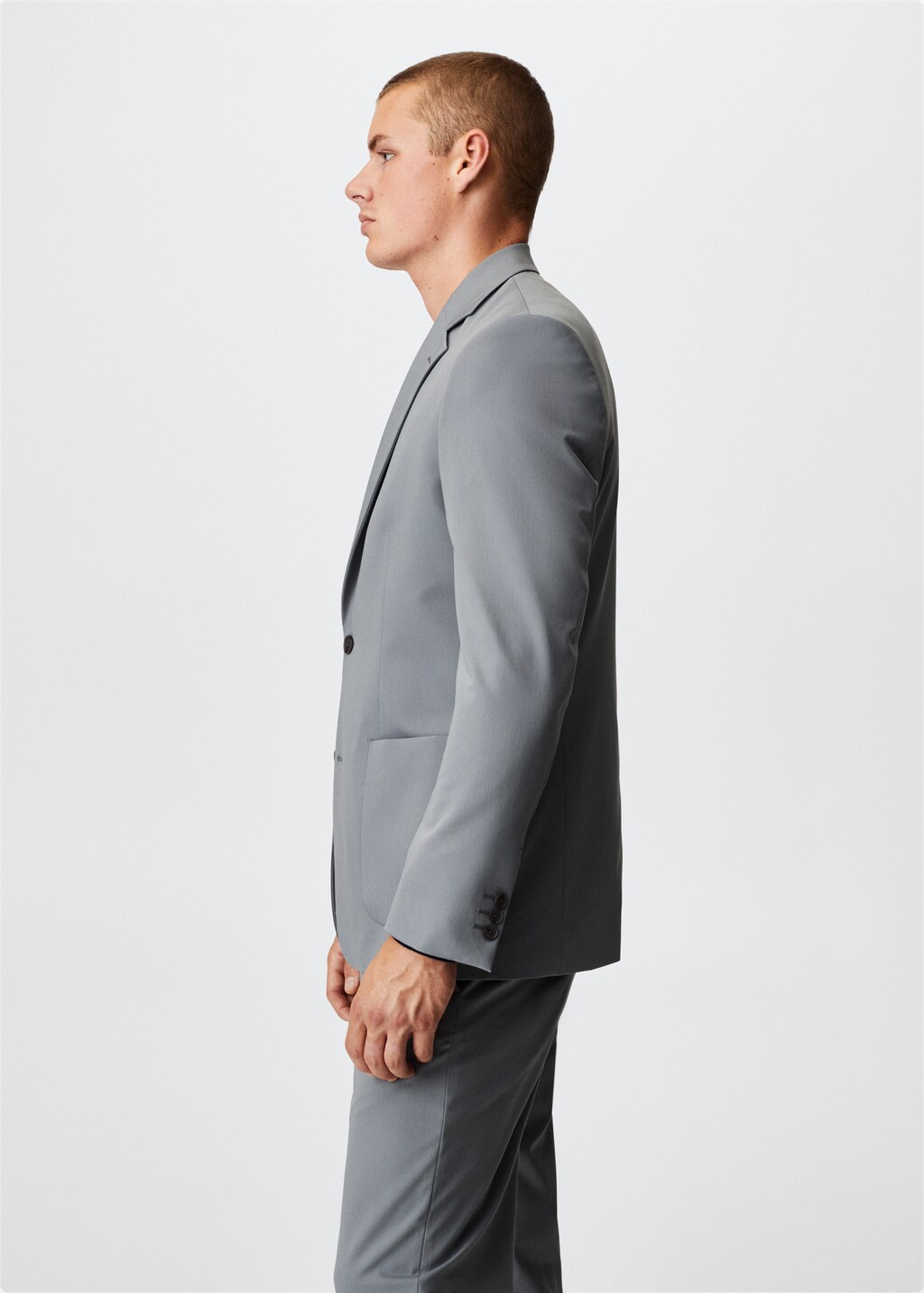 Relaxed fit suit blazer - Men | MANGO OUTLET Greece