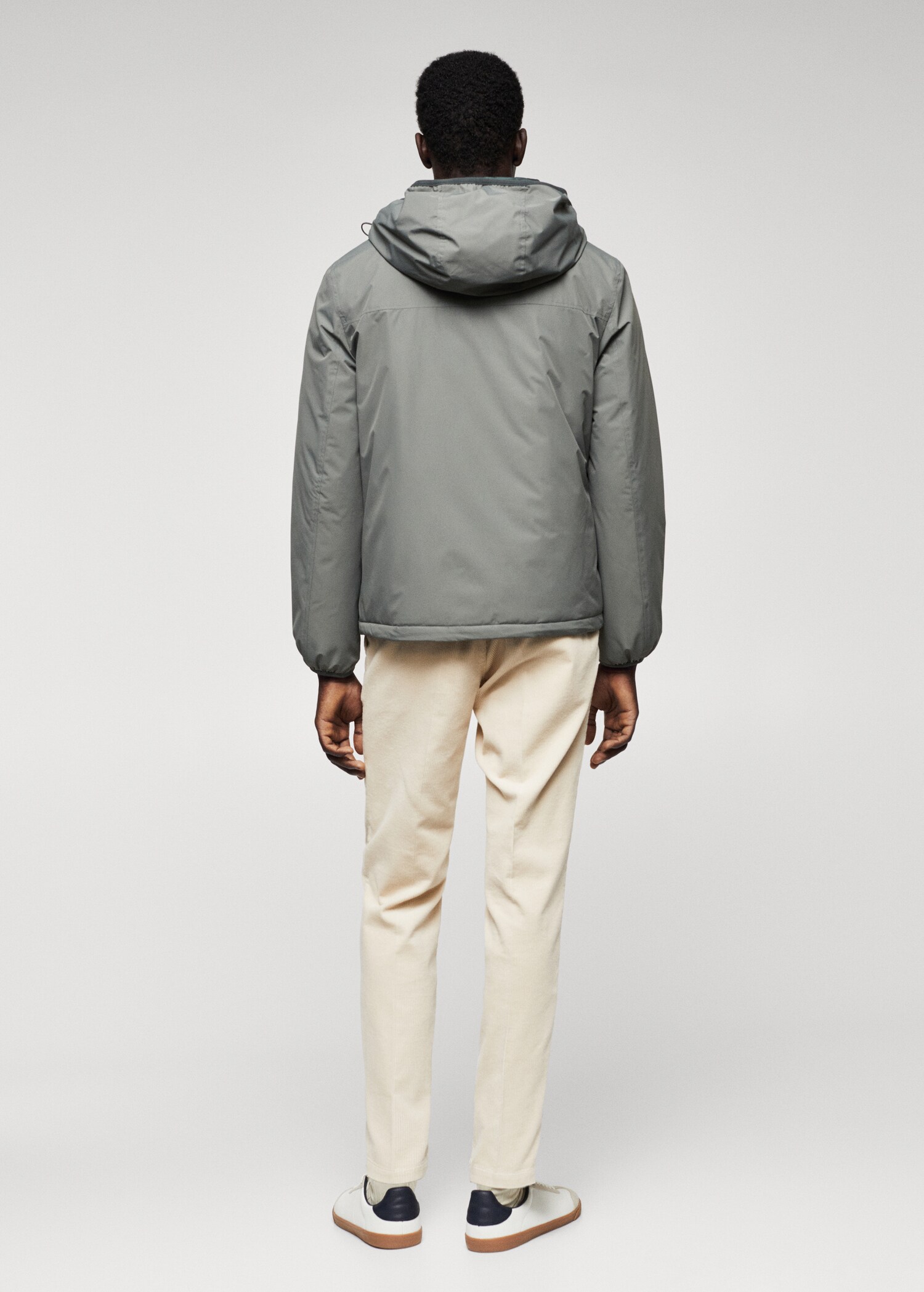 Jaqueta impermeable caputxa - Revers de l'article