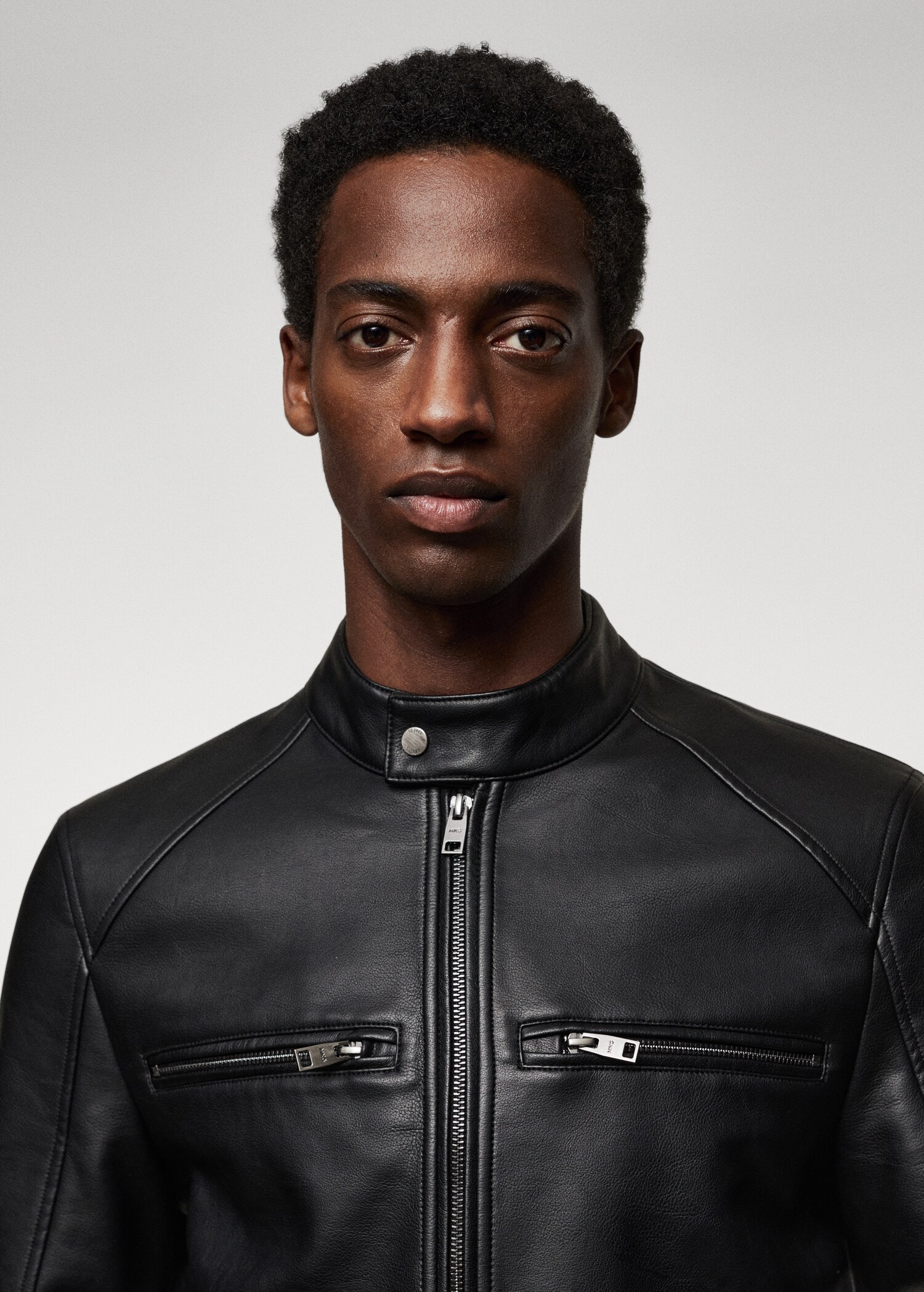 Leather-effect jacket - Details of the article 6