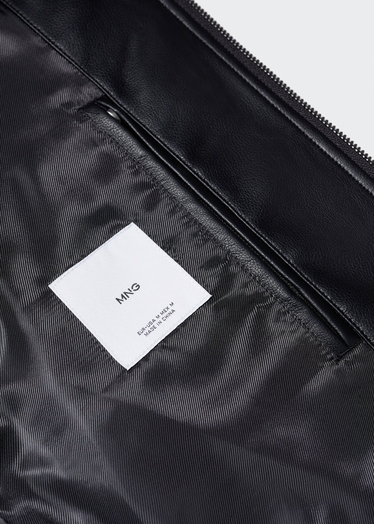 Leather-effect jacket - Details of the article 8