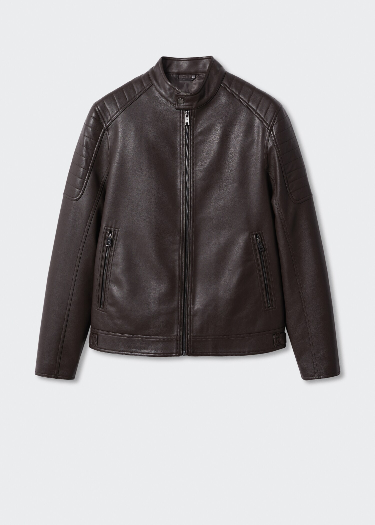 Leather-effect biker jacket - Article without model
