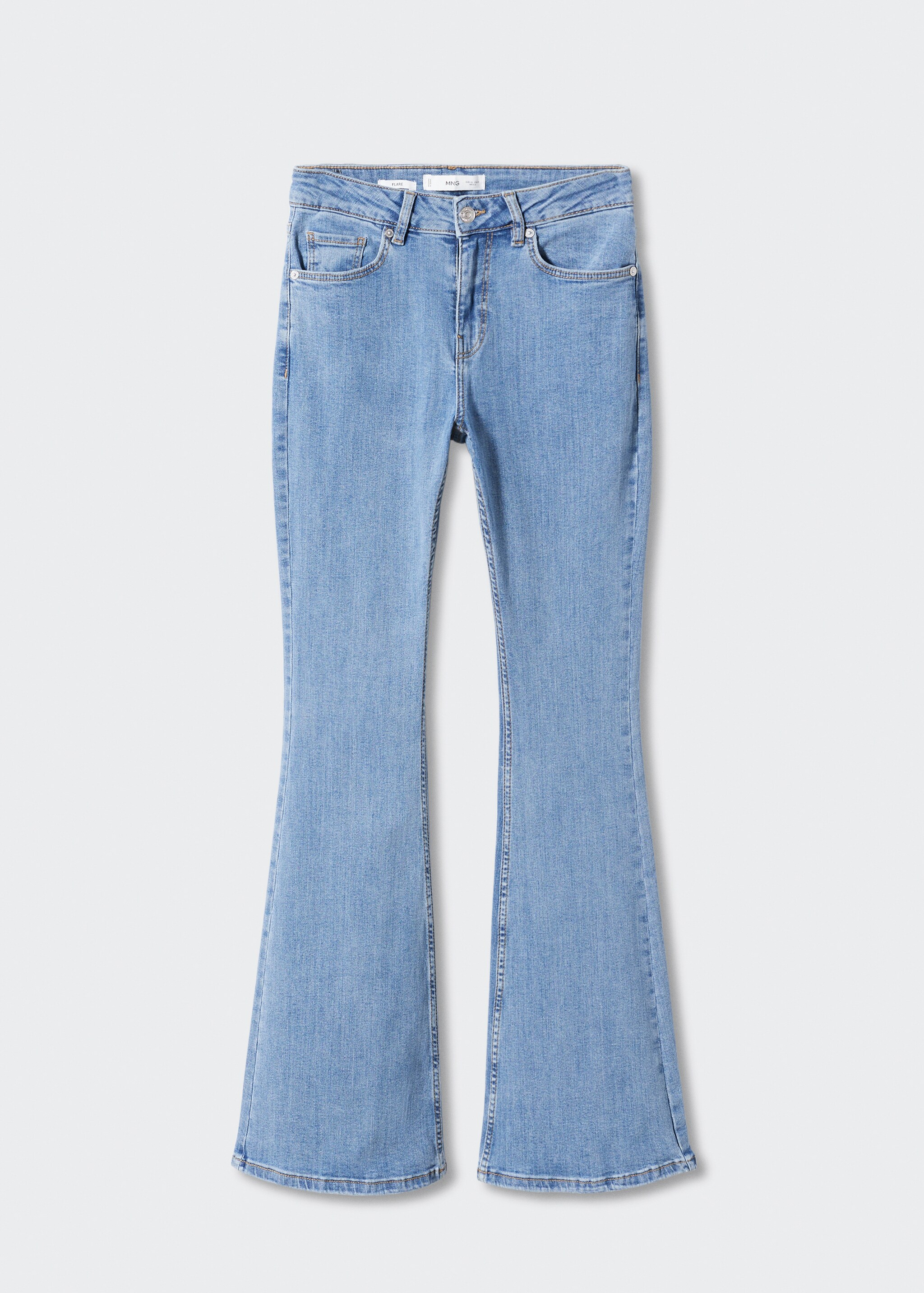Jeans flare tiro medio - Artículo sin modelo
