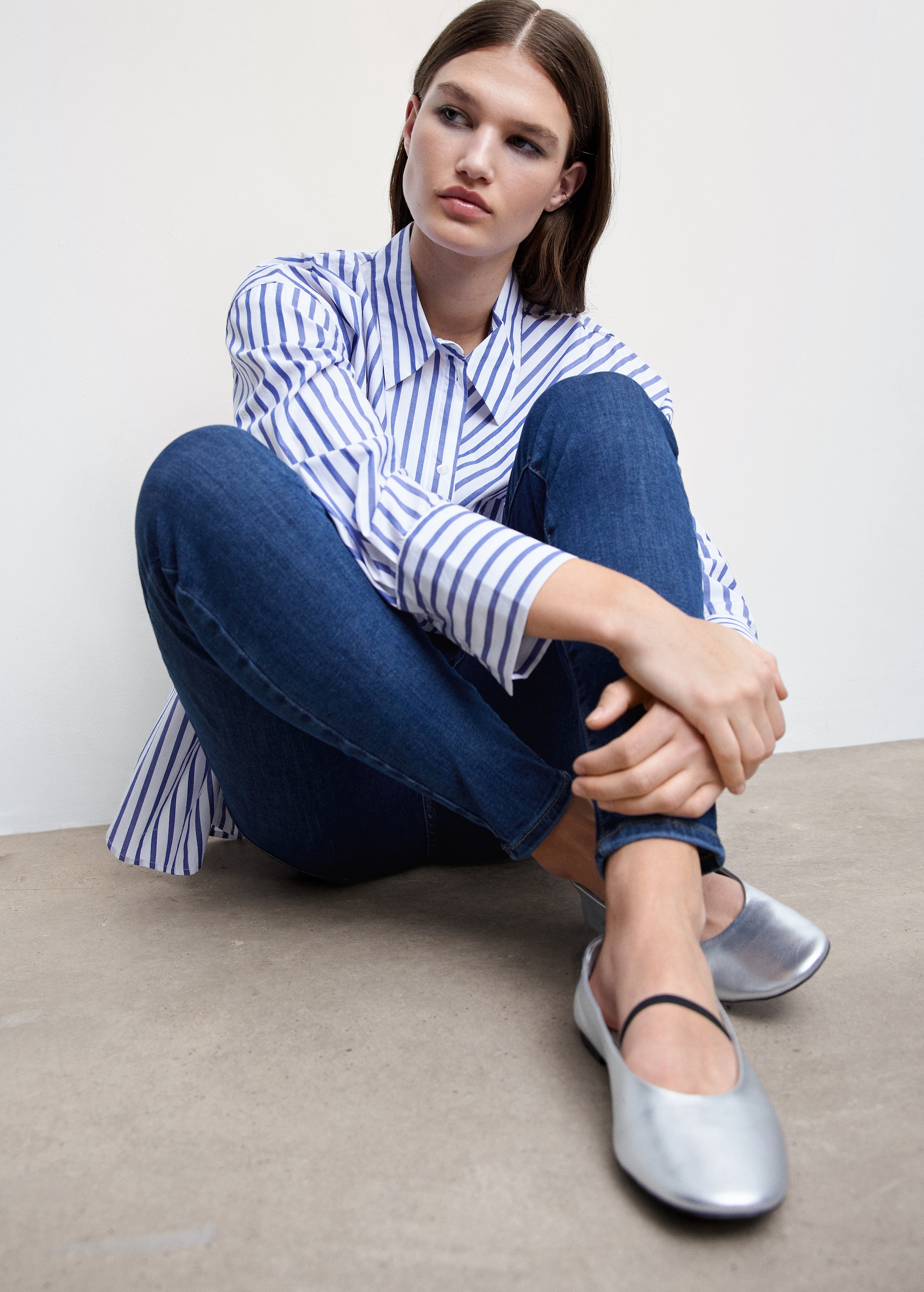 High-rise skinny jeans Women MANGO OUTLET Greece