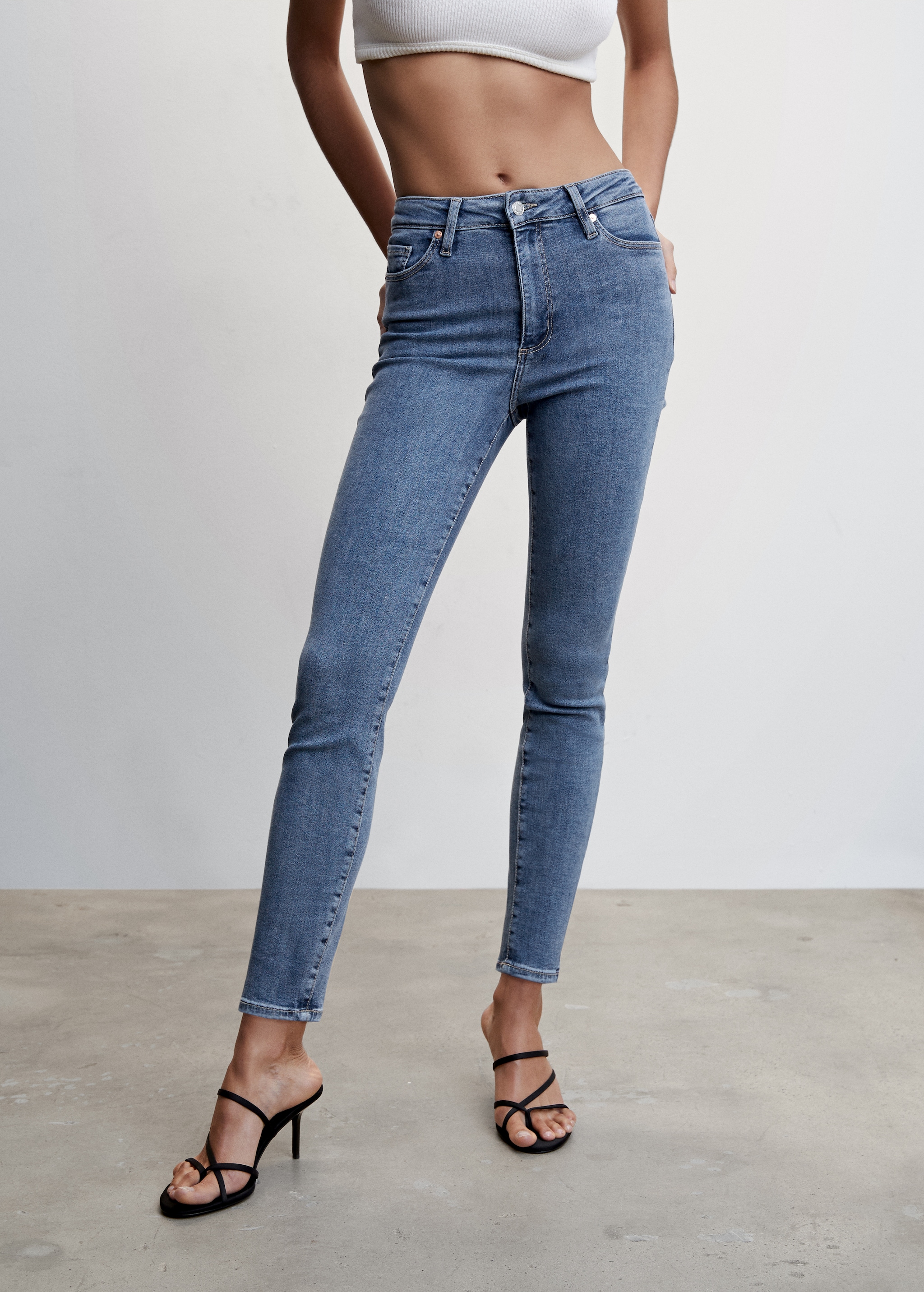 High-rise skinny jeans Women MANGO OUTLET Romania