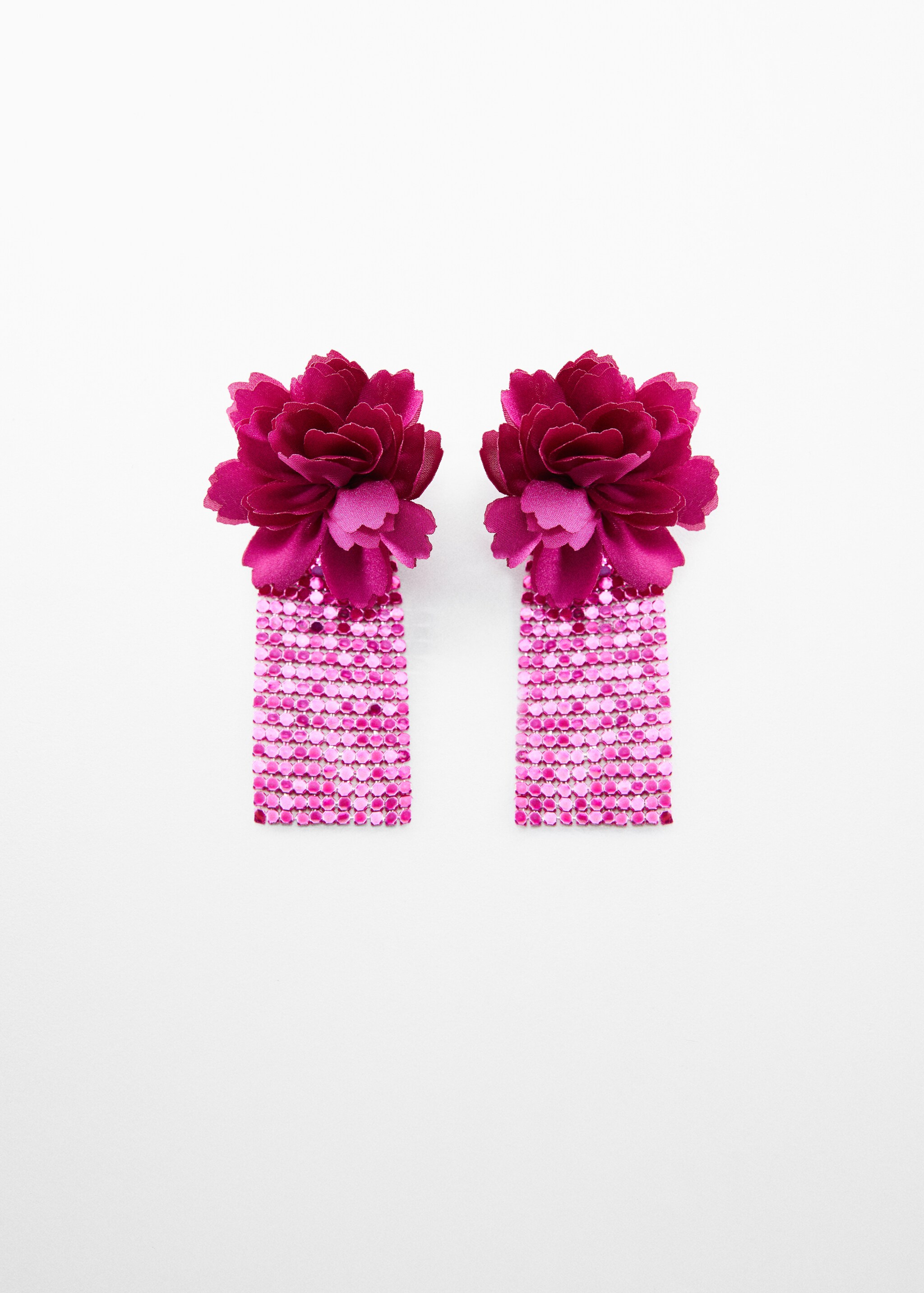 Mesh flower earrings - Article without model