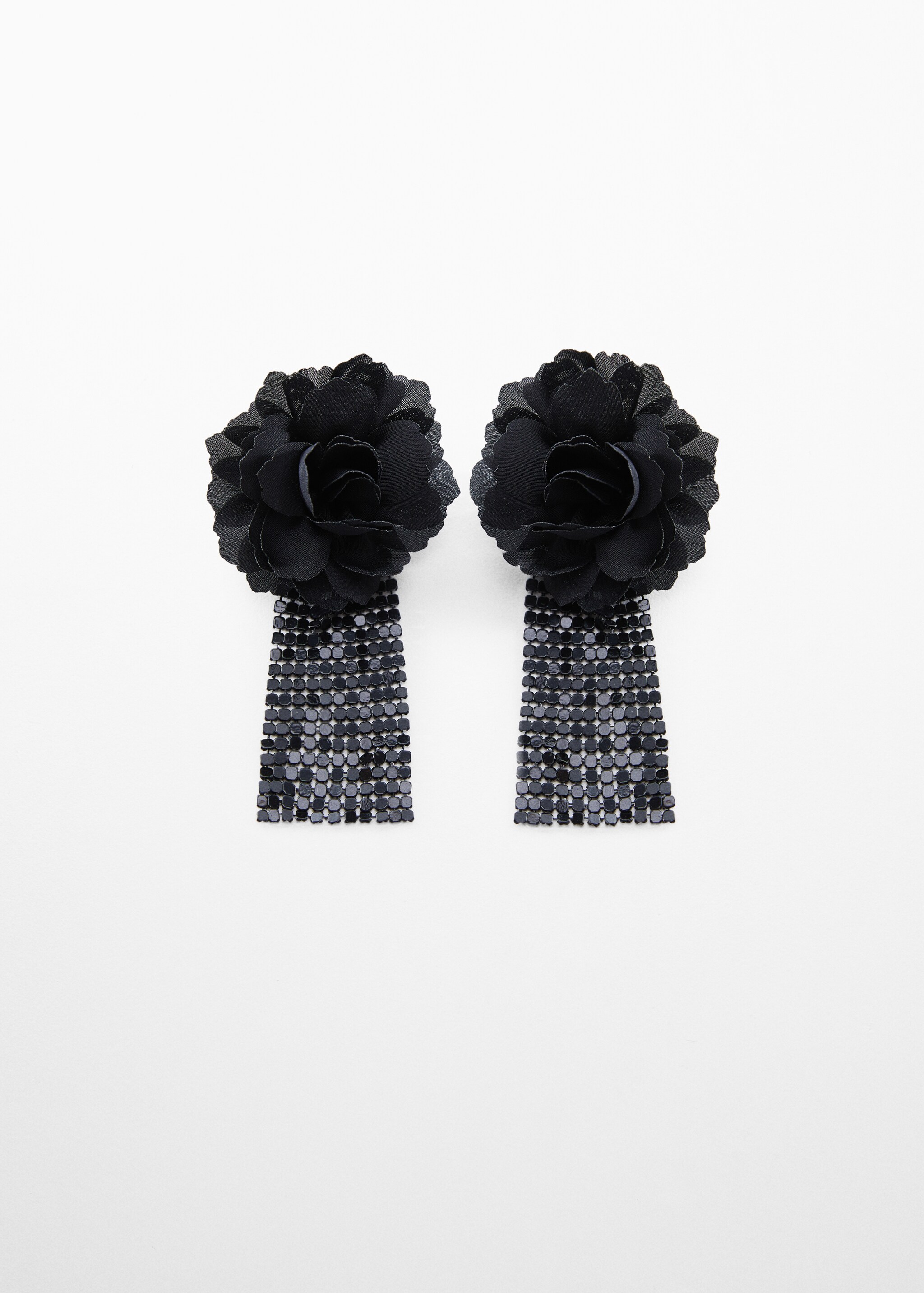 Mesh flower earrings - Article without model