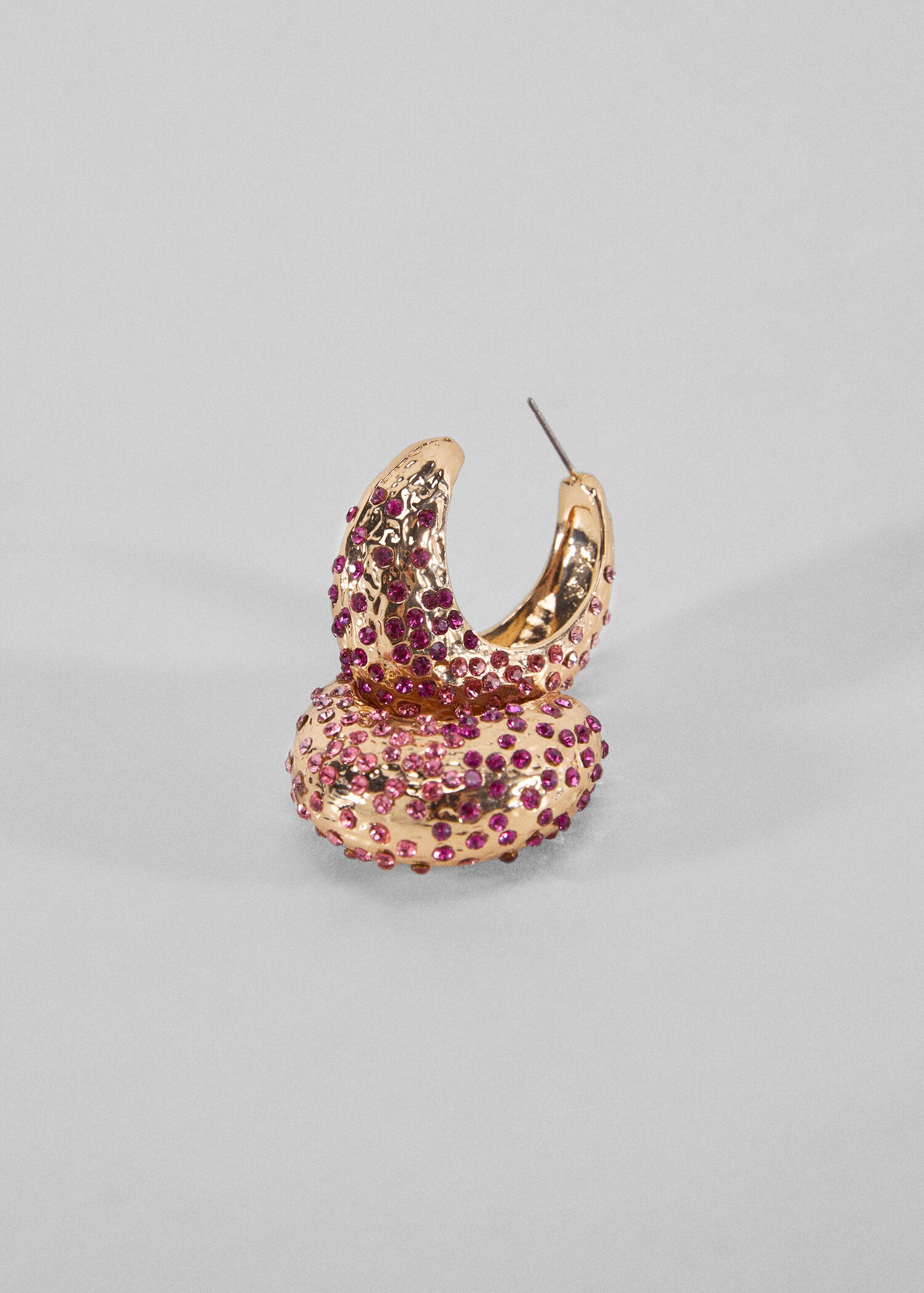 Rhinestone crystal earrings - Details of the article 5