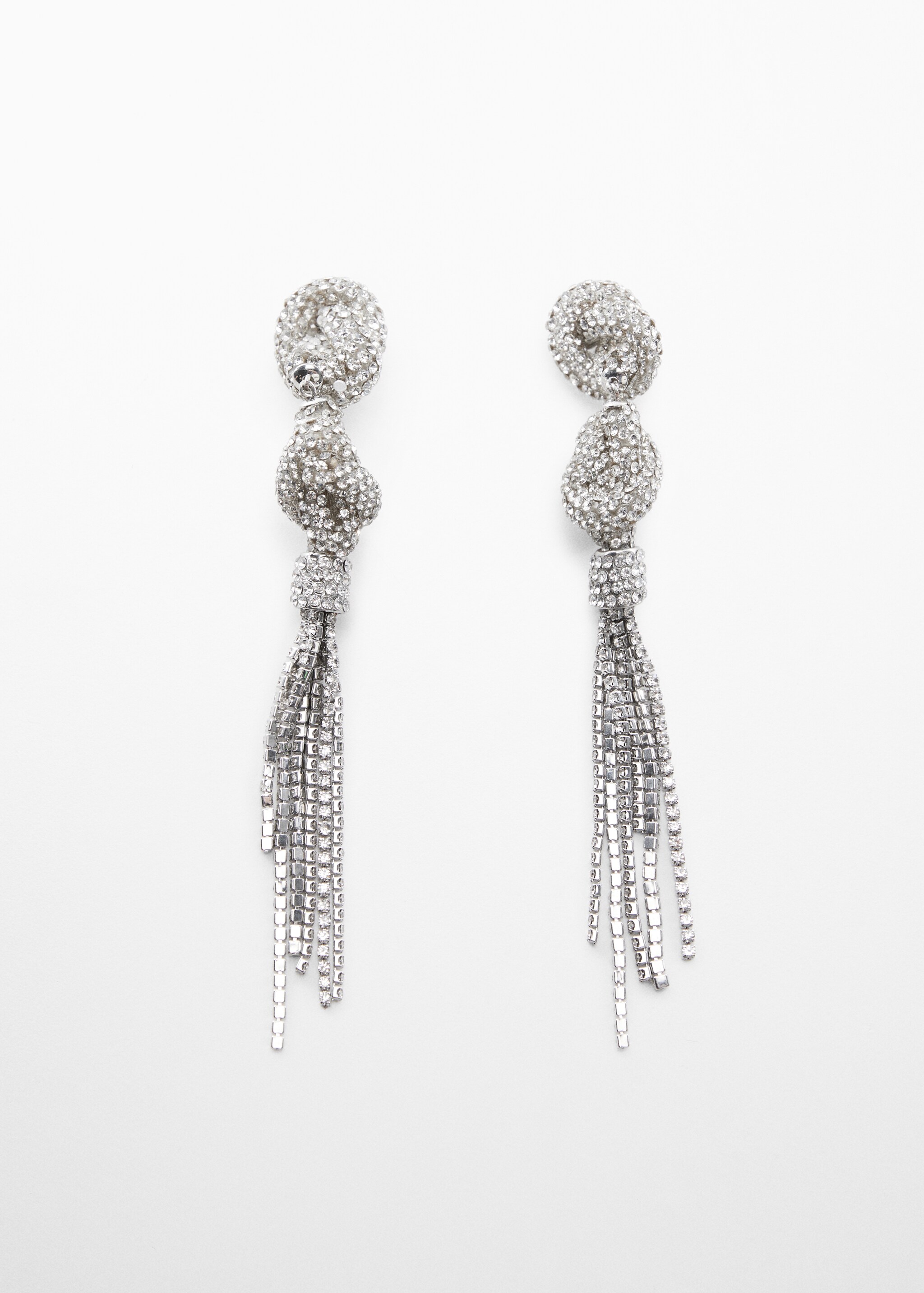 Earrings with crystals knots - Article without model