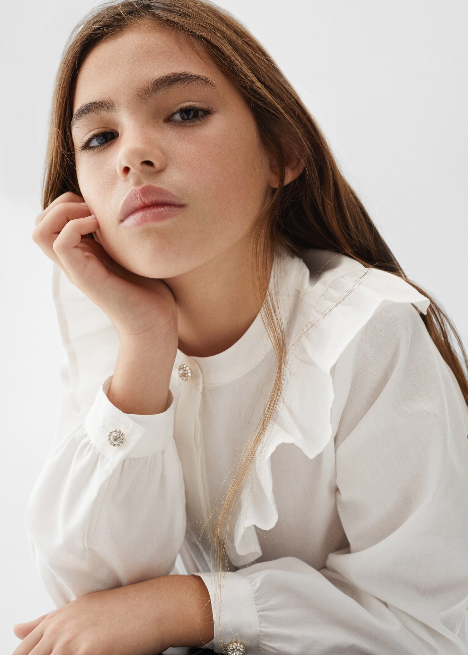 Jewel button blouse - Details of the article 1