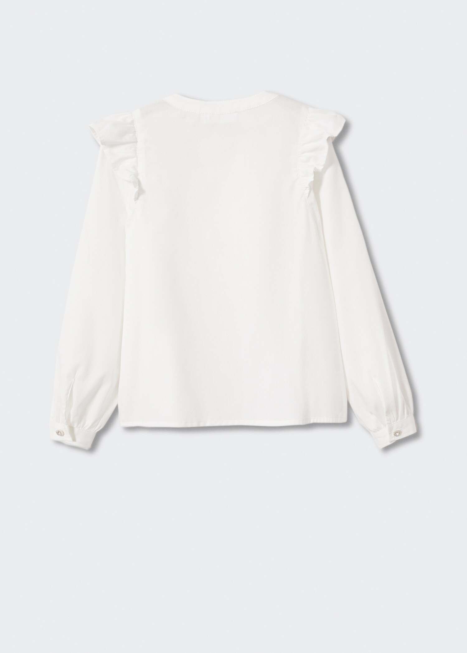 Jewel button blouse - Reverse of the article