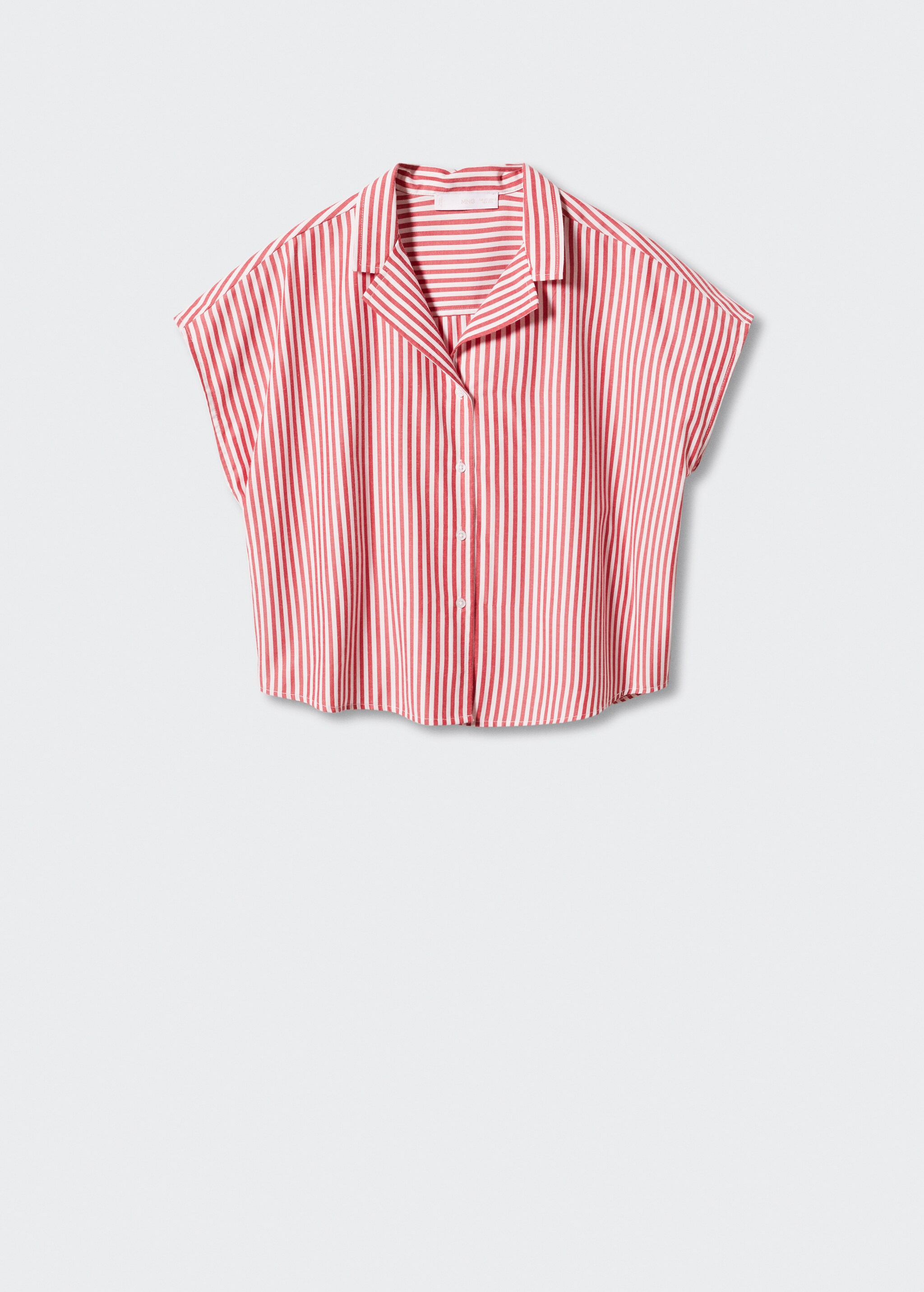 Short sleeve striped shirt - Article without model