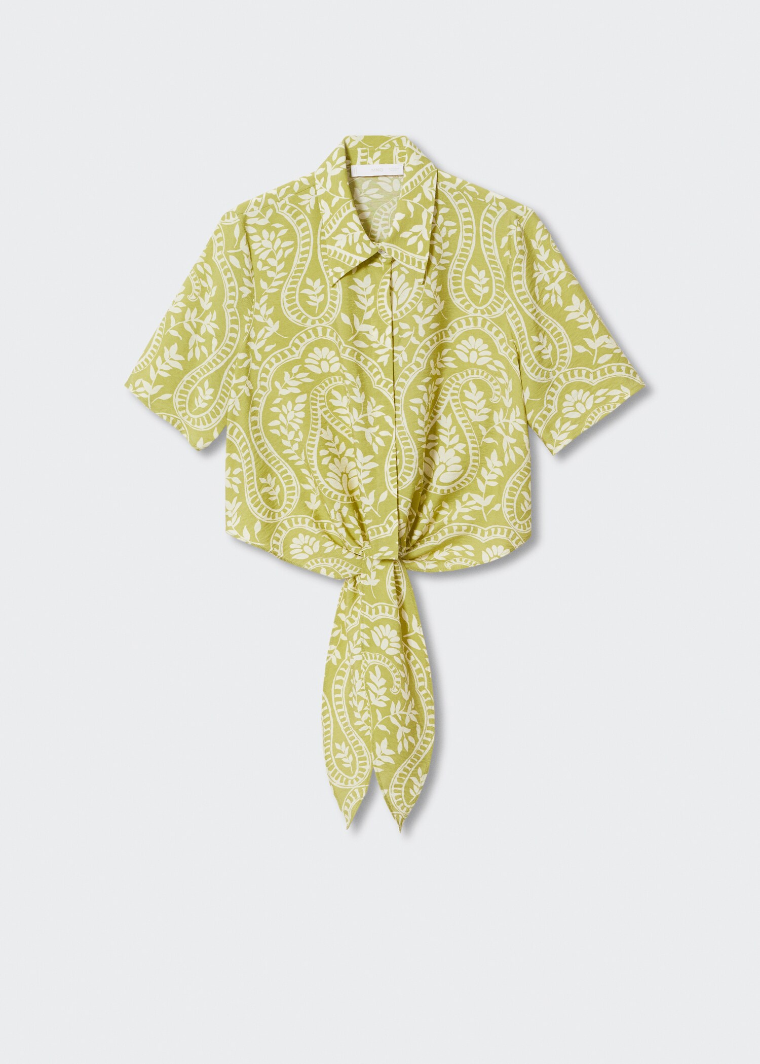 Knot printed shirt - Article without model