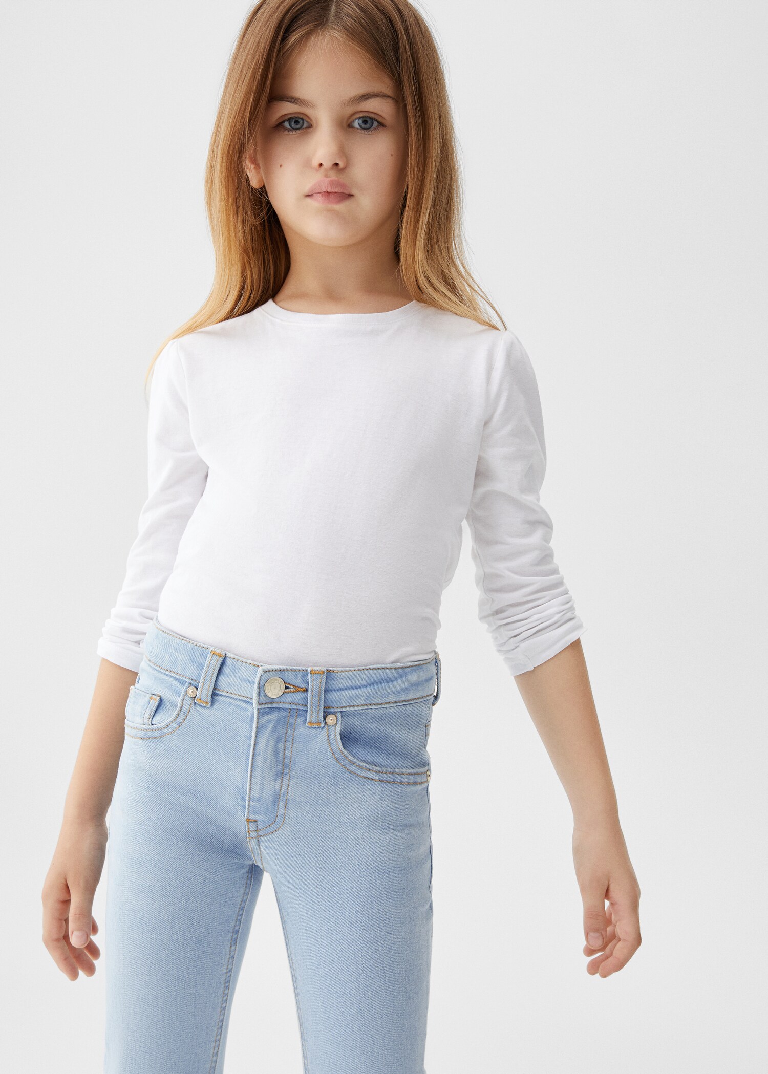 Jeans flare - Plano medio
