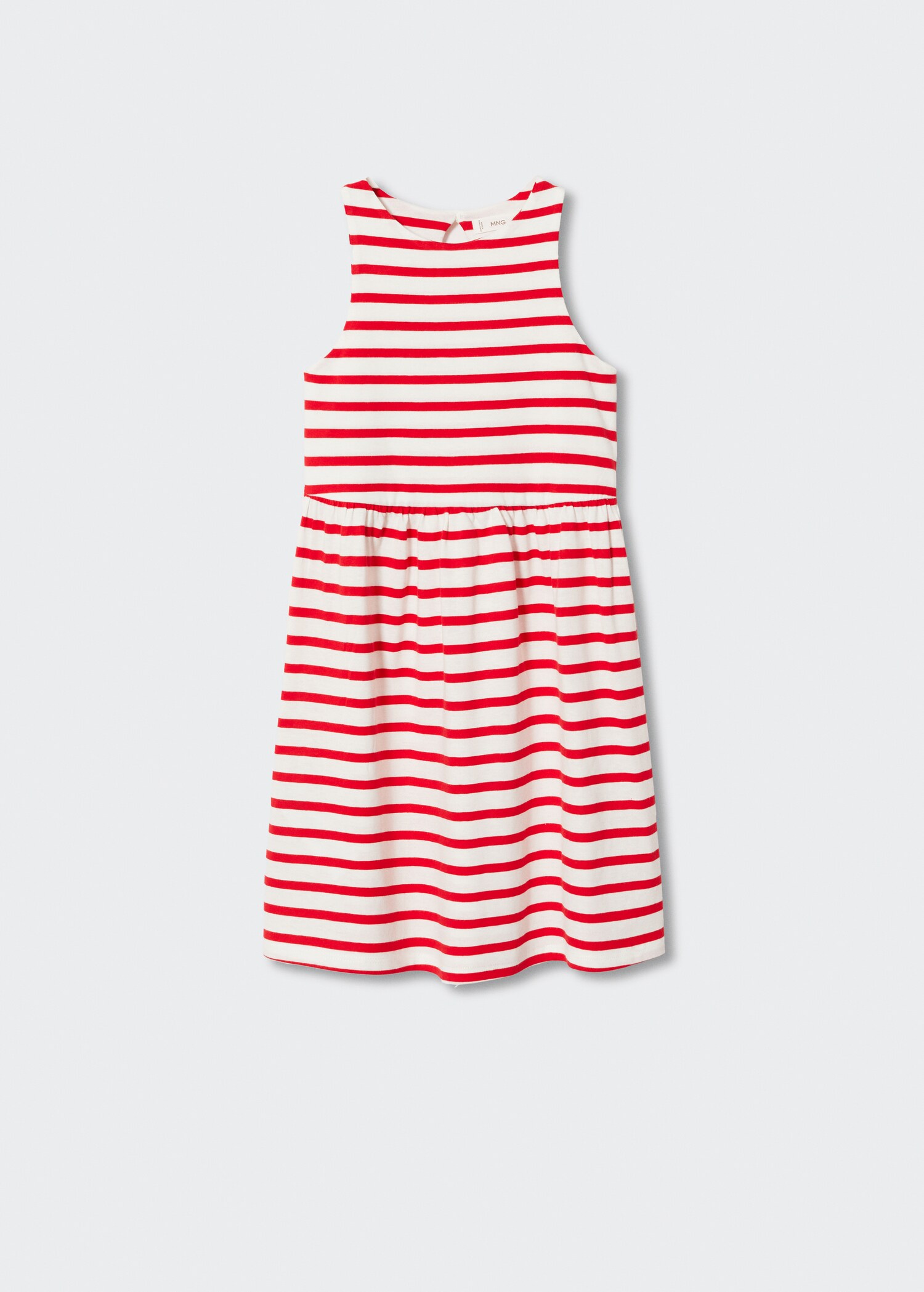 Striped ruffle dress - Article without model