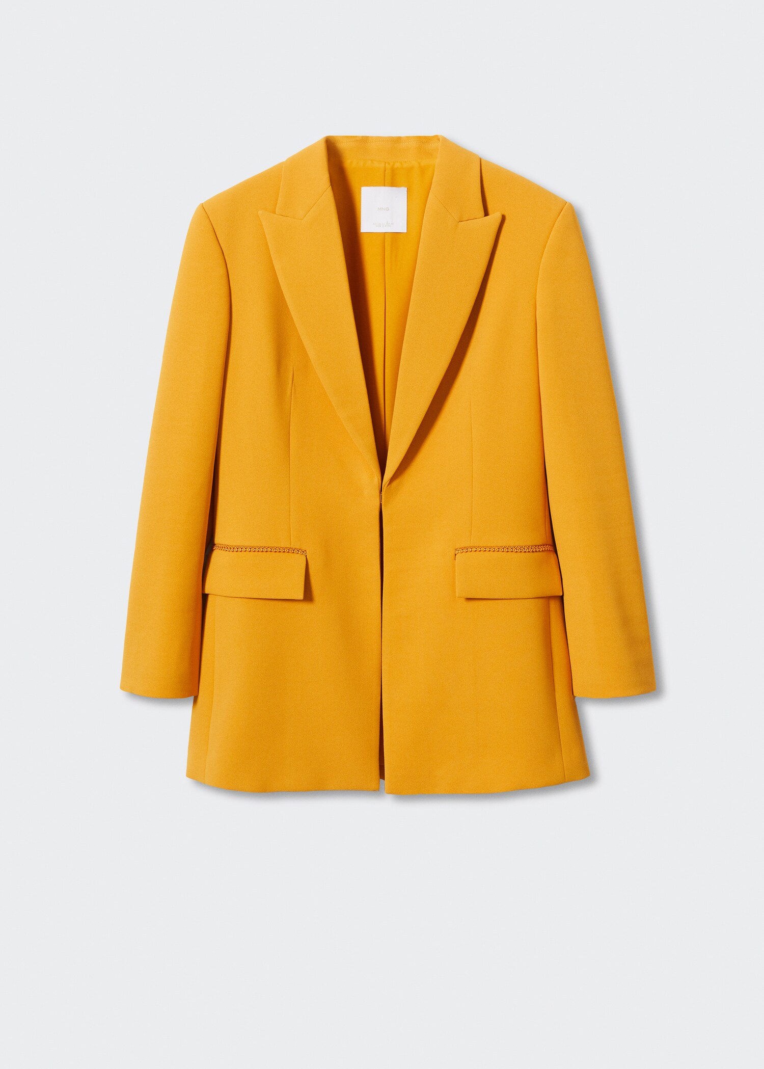 Blazer mit Stickerei-Detail - Damen | MANGO OUTLET Deutschland
