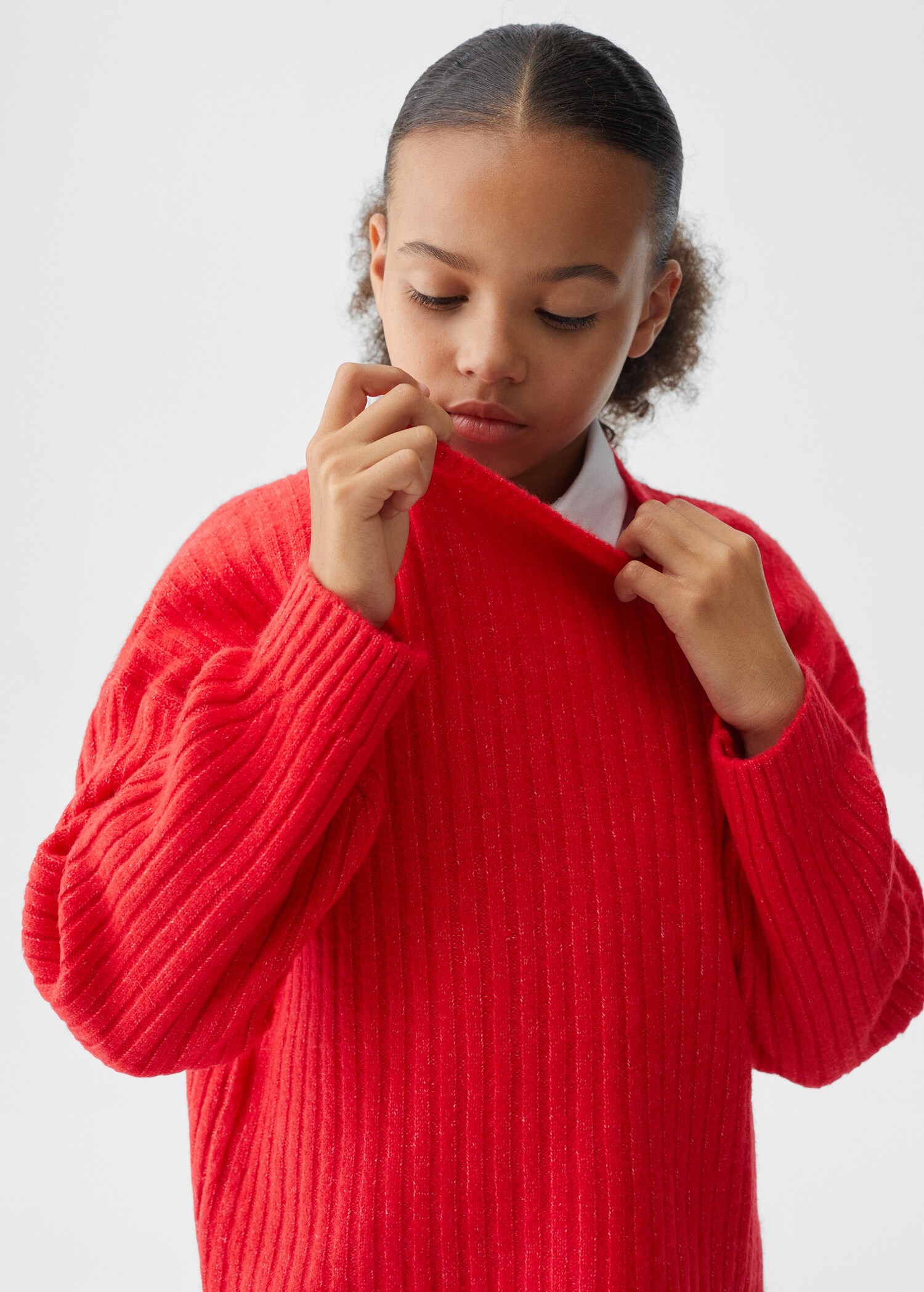 Ribbed knit sweater - Details of the article 1