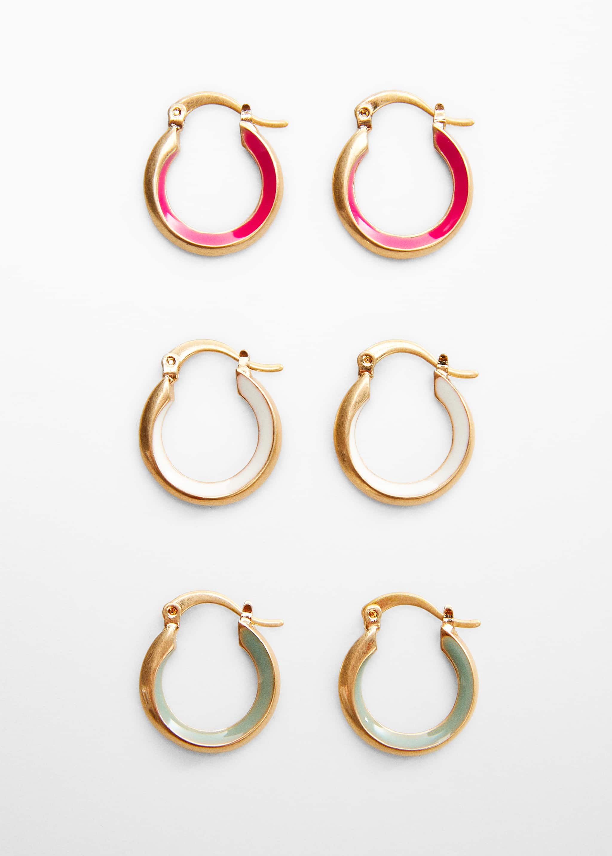 Pack of 3 hoop earrings - Article without model