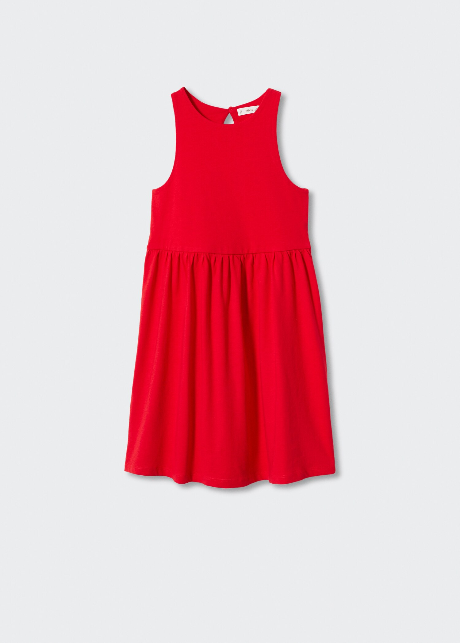 Frill cotton dress - Article without model