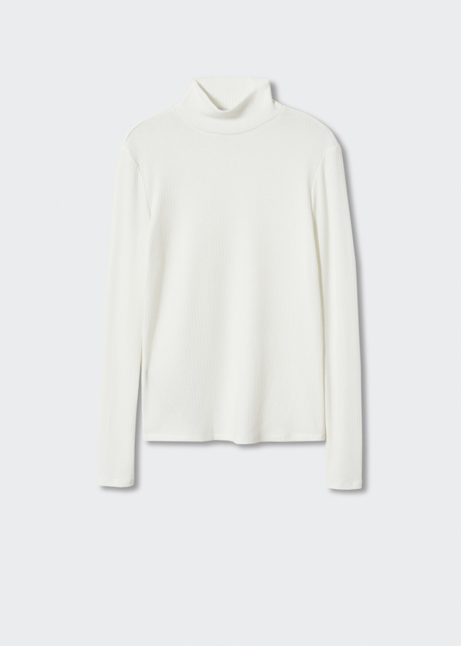 Ribbed long-sleeved t-shirt - Article without model