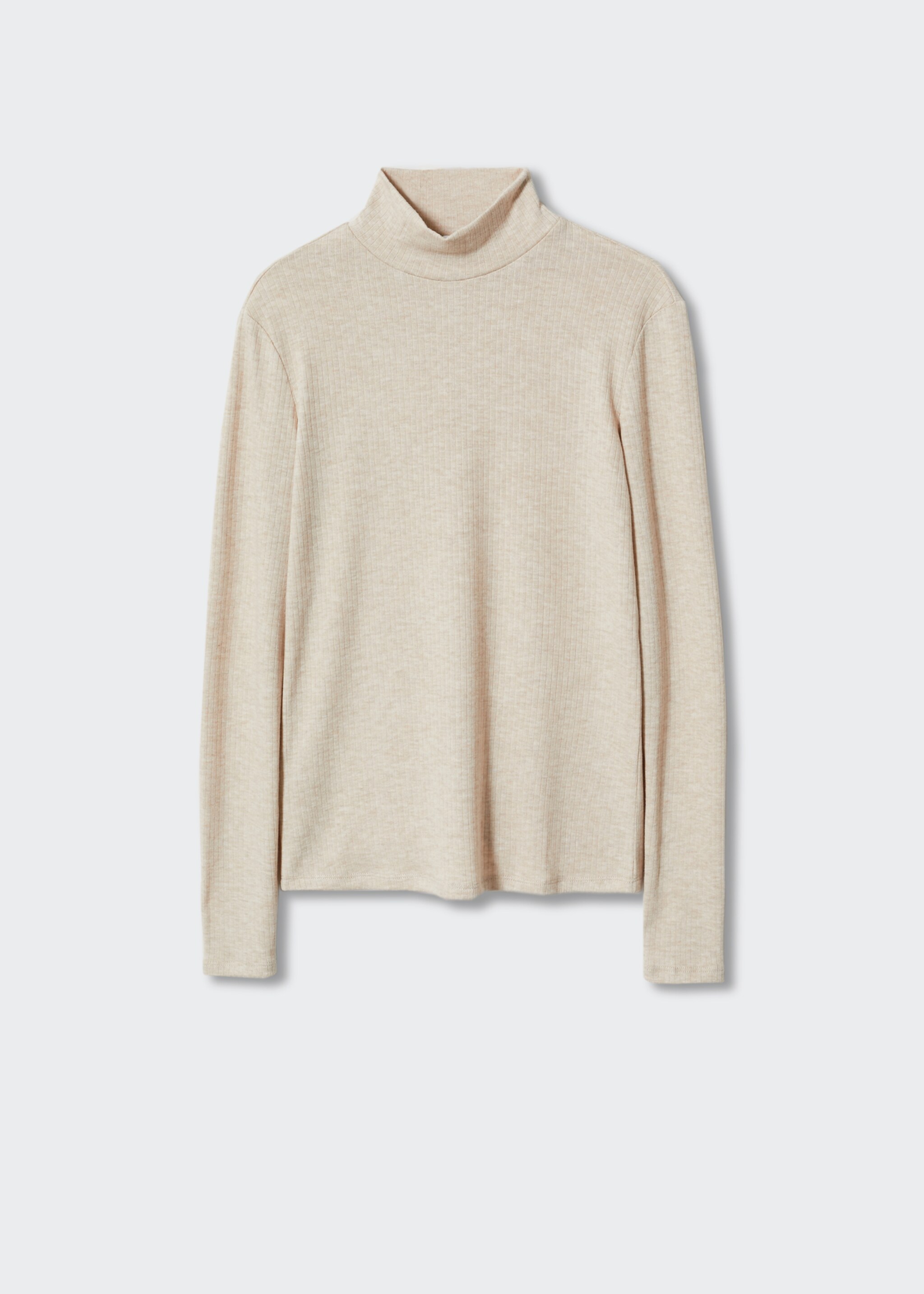 Ribbed long-sleeved t-shirt - Article without model