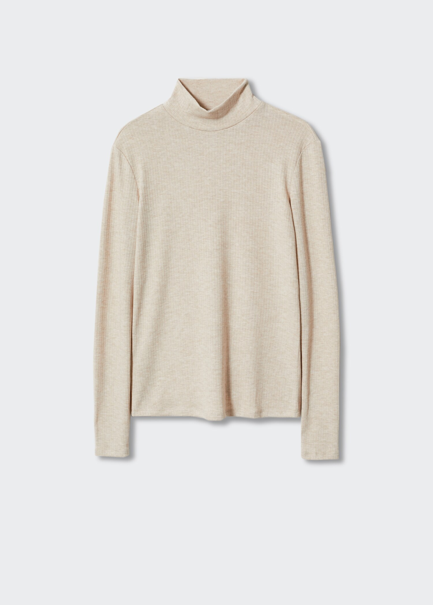 Ribbed long-sleeved t-shirt - Article without model