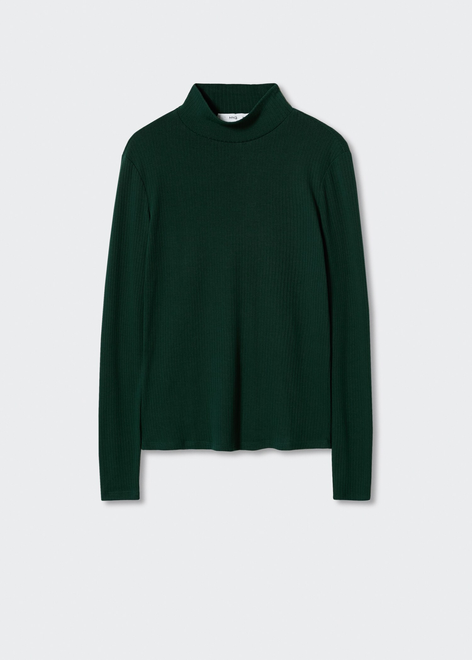 Ribbed long-sleeved t-shirt - Article without model