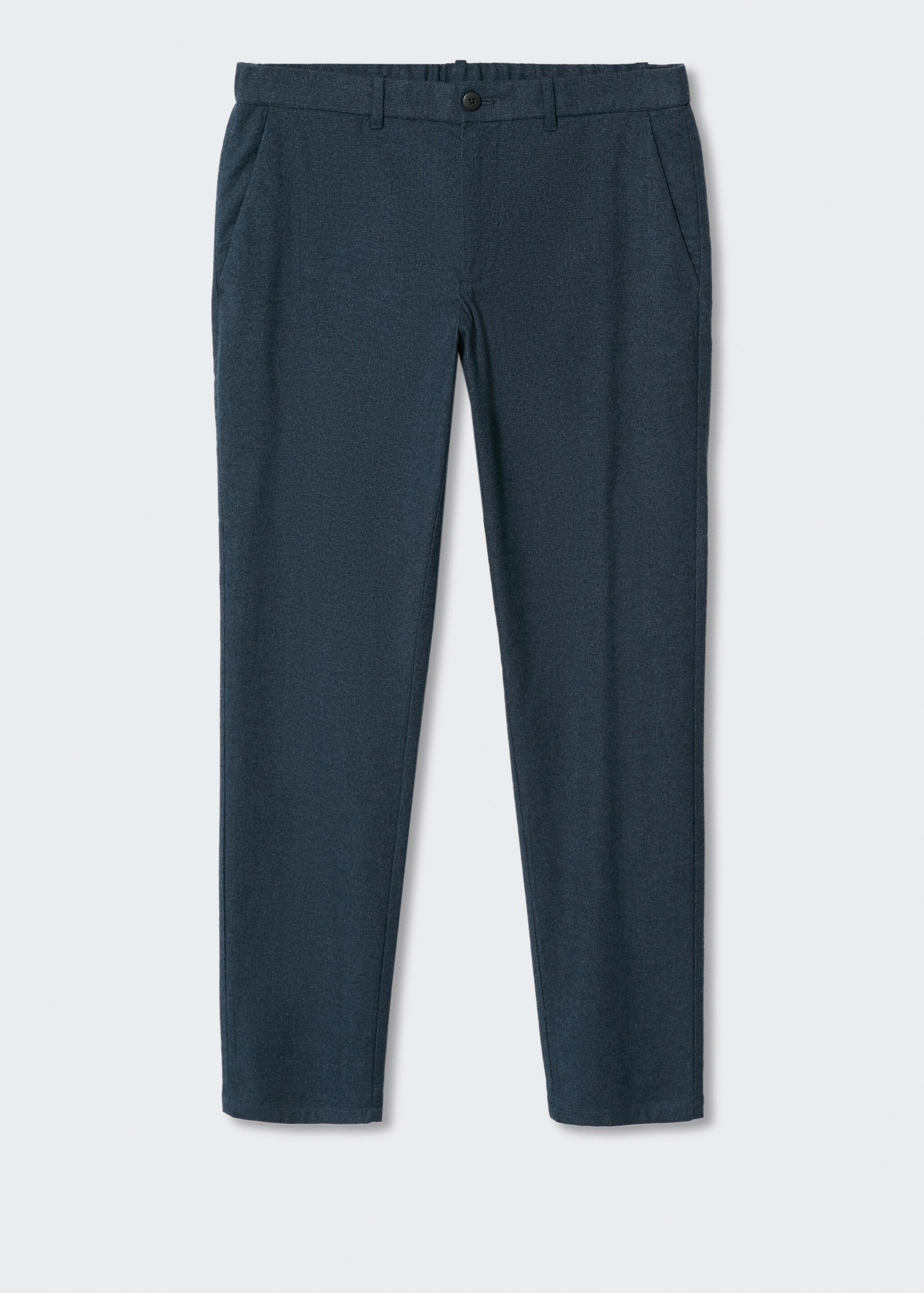 Slim-fit cotton trousers - Article without model
