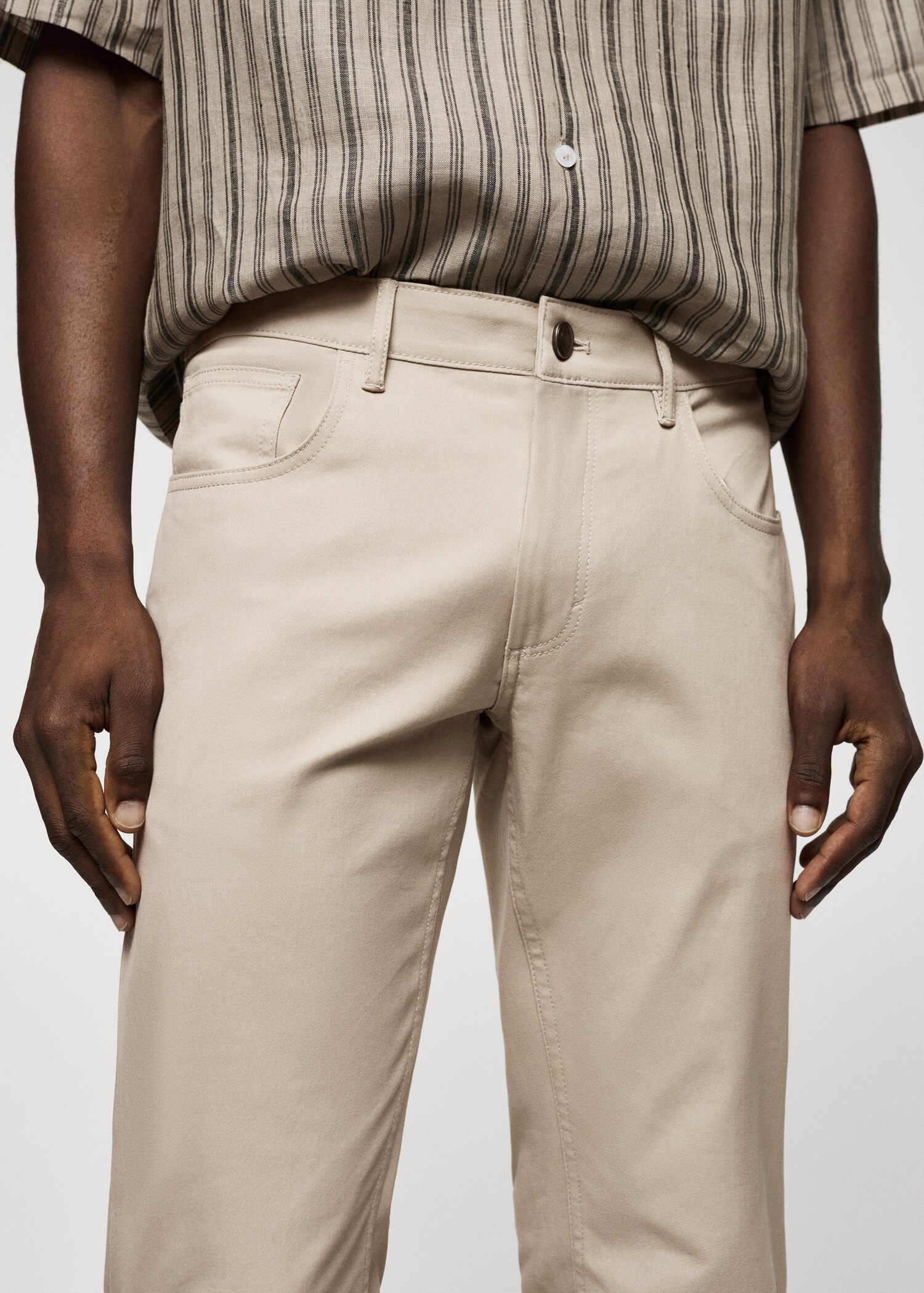 Pantalons estil texà slim fit sarja - Detall de l'article 1