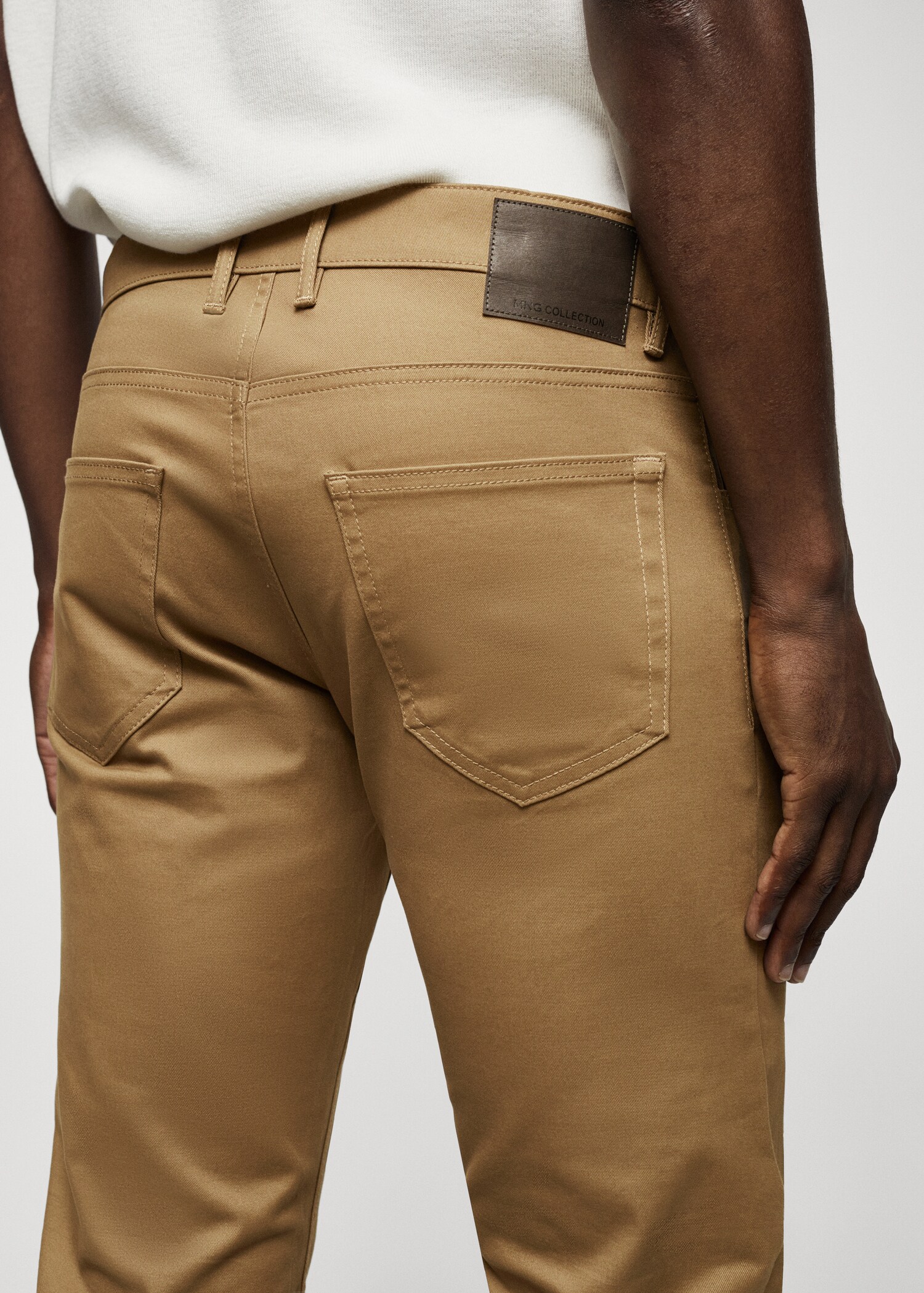 Pantalons estil texà slim fit sarja - Detall de l'article 4