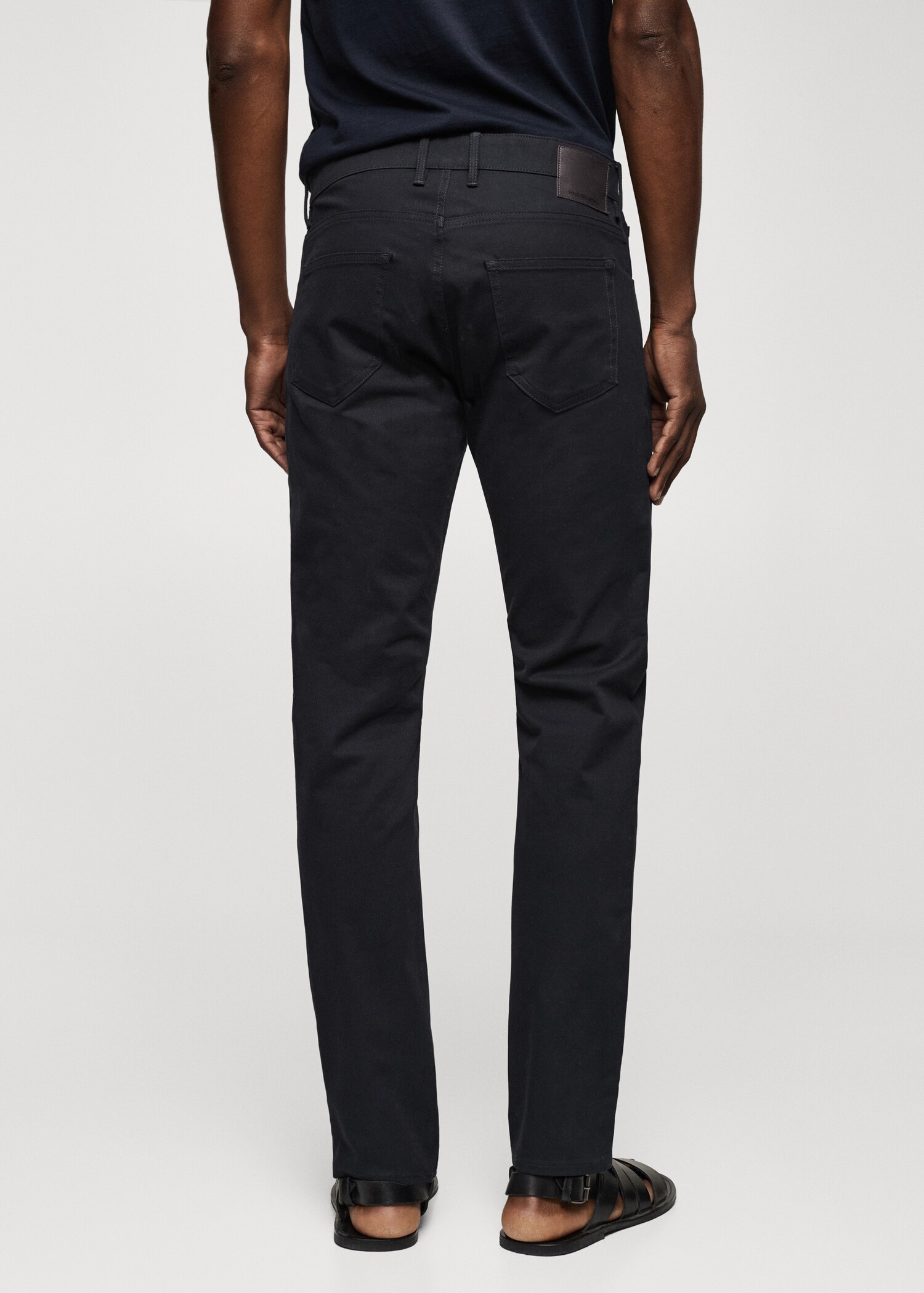 Pantalons estil texà slim fit sarja - Revers de l'article