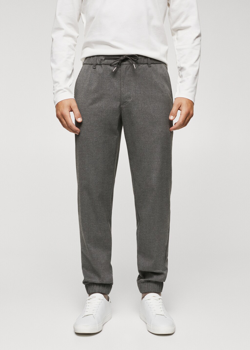 Twill joggers Men MANGO OUTLET Netherlands