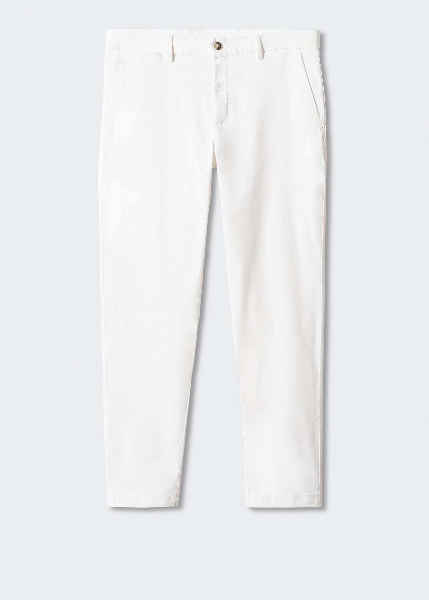 Cotton tapered crop trousers - Article without model