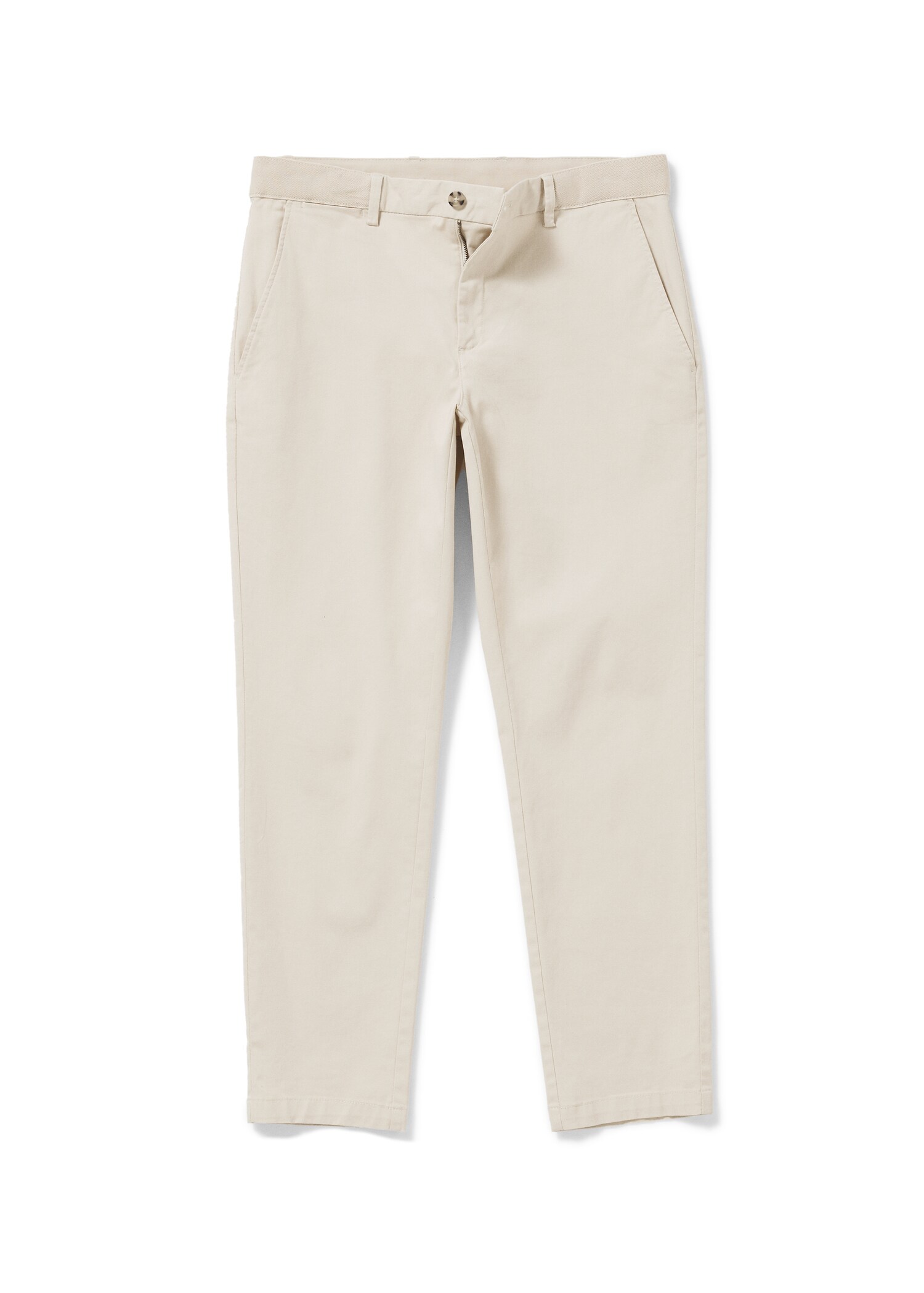 Cotton tapered crop trousers - Details of the article 9